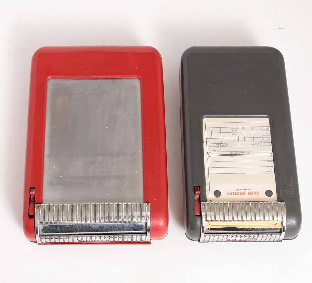 Difficult to source both sizes of Teague's patented streamline registers in very good condition. Smaller example is 