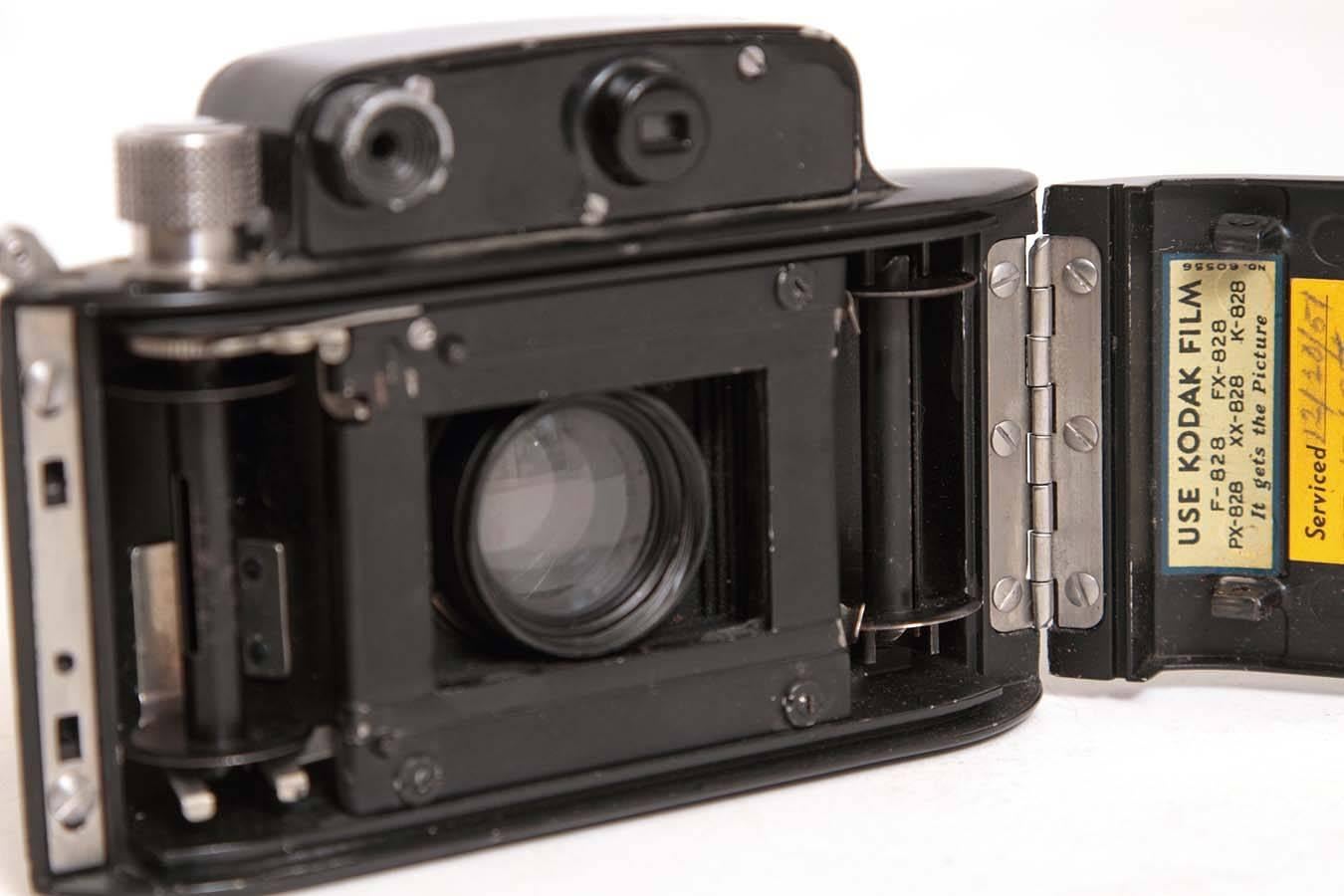Mid-20th Century Trio Machine Age Teague Designed Kodak Cameras Bantam World's Fair For Sale