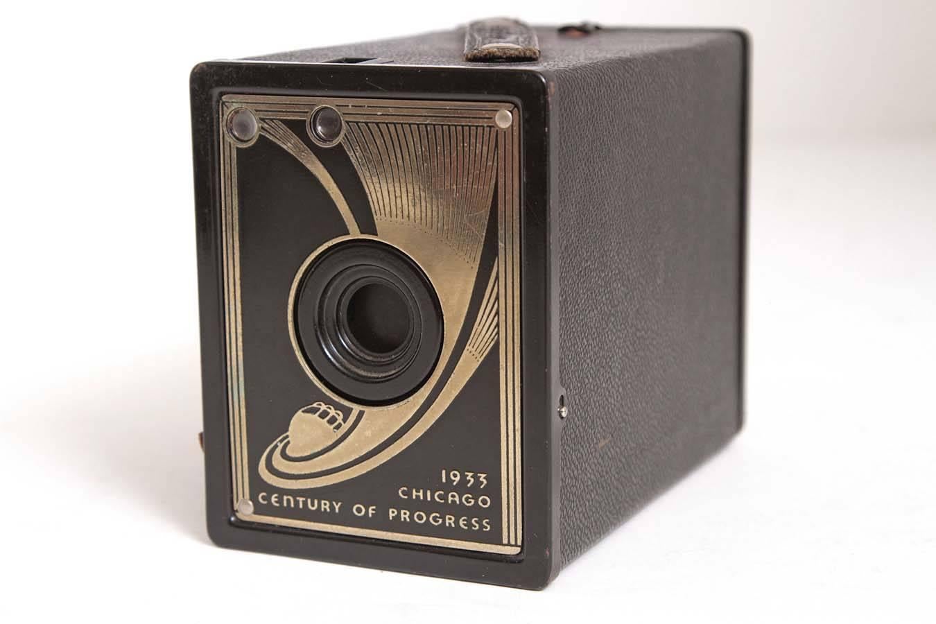 Trio Machine Age Teague Designed Kodak Cameras Bantam World's Fair For Sale 1
