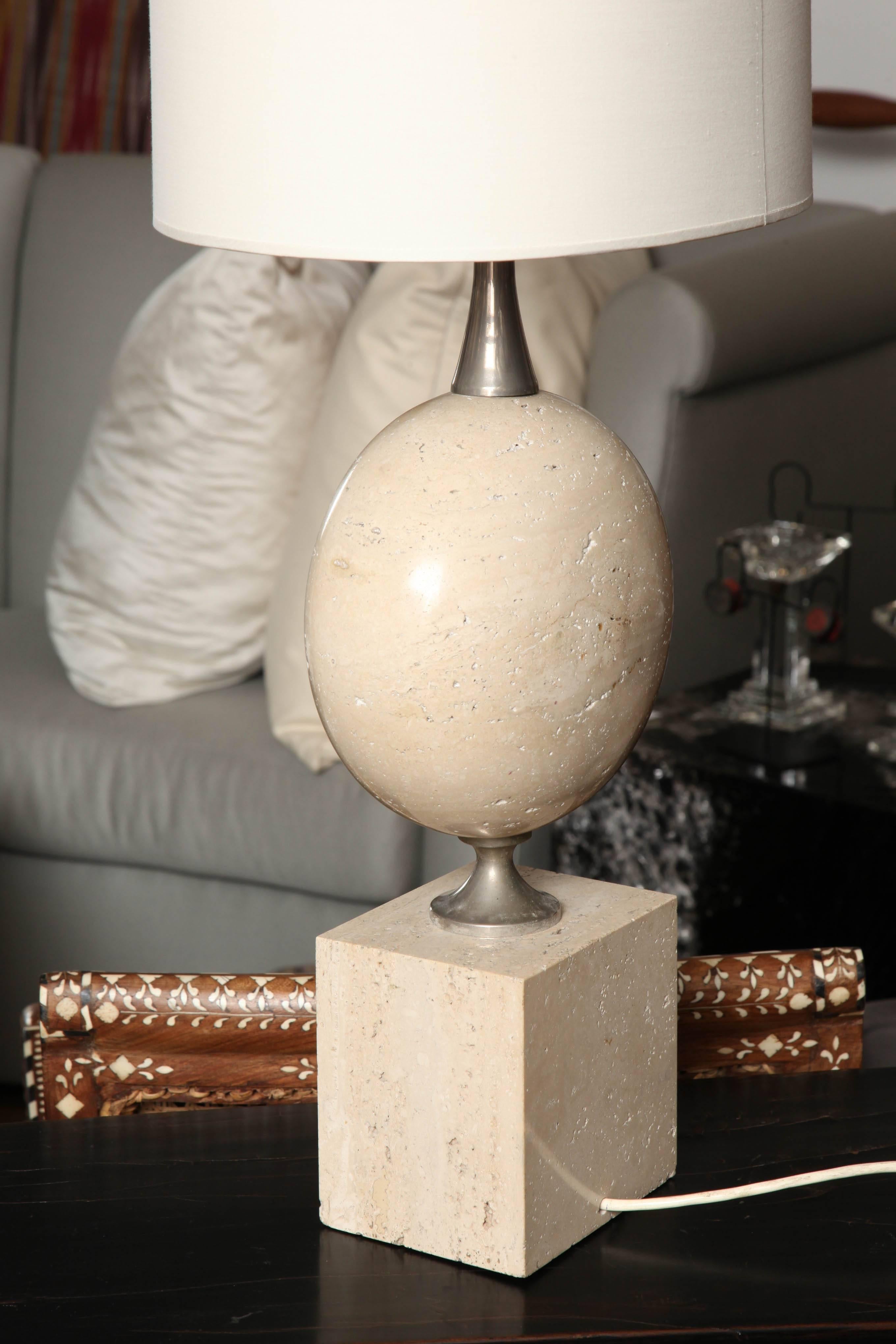 Limestone Maison Barbier Table Lamp