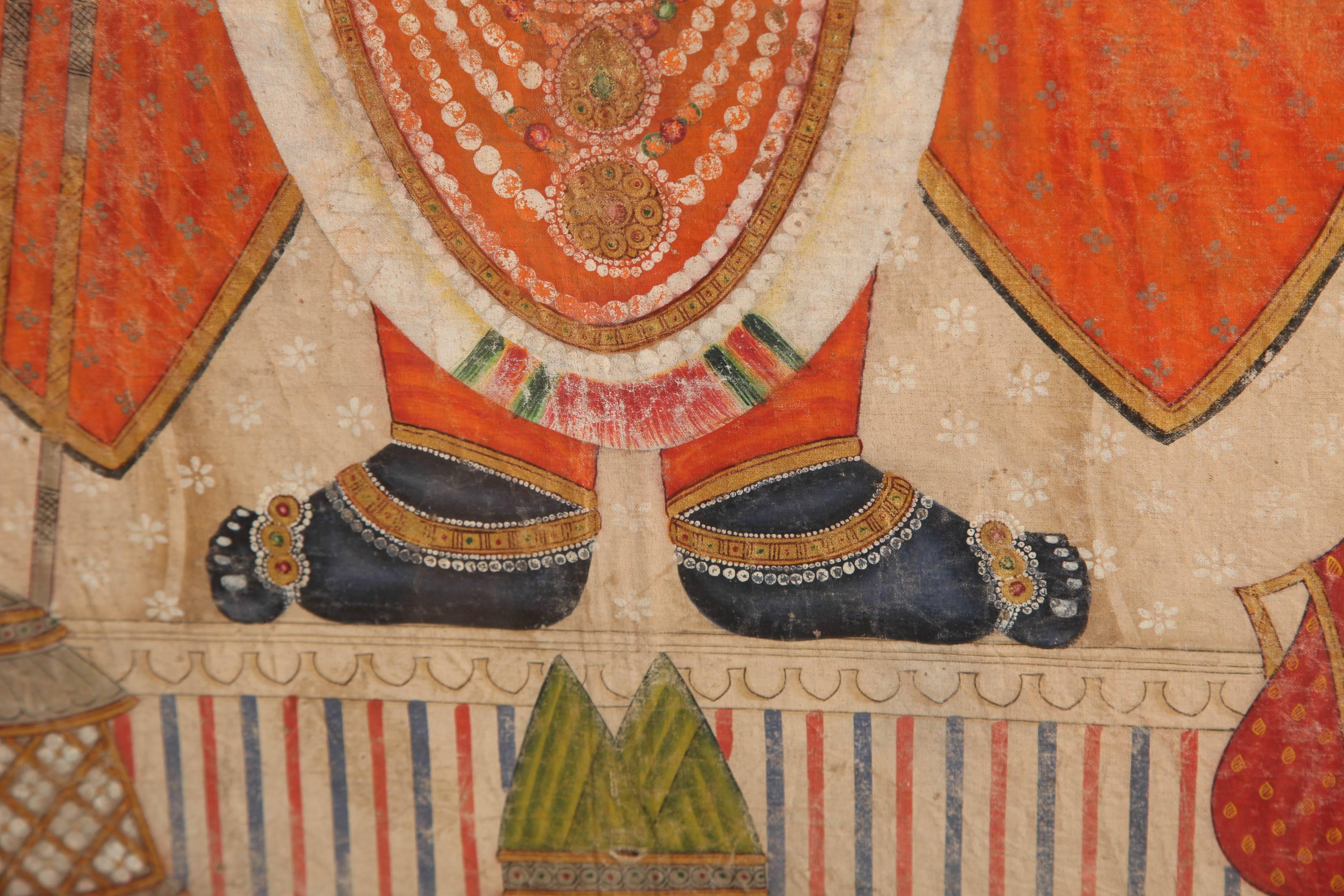 Krishna Temple Wall Hanging In Excellent Condition In New York, NY