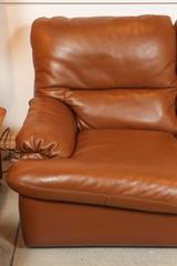 Leather Sofa by Gerard Guermonprez