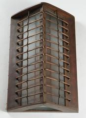 Pair of Slim Bronze Exterior Industrial Sconces