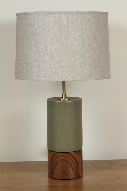 Mid-Century Modern Pair of Short Baxter Lamps by Stone and Sawyer