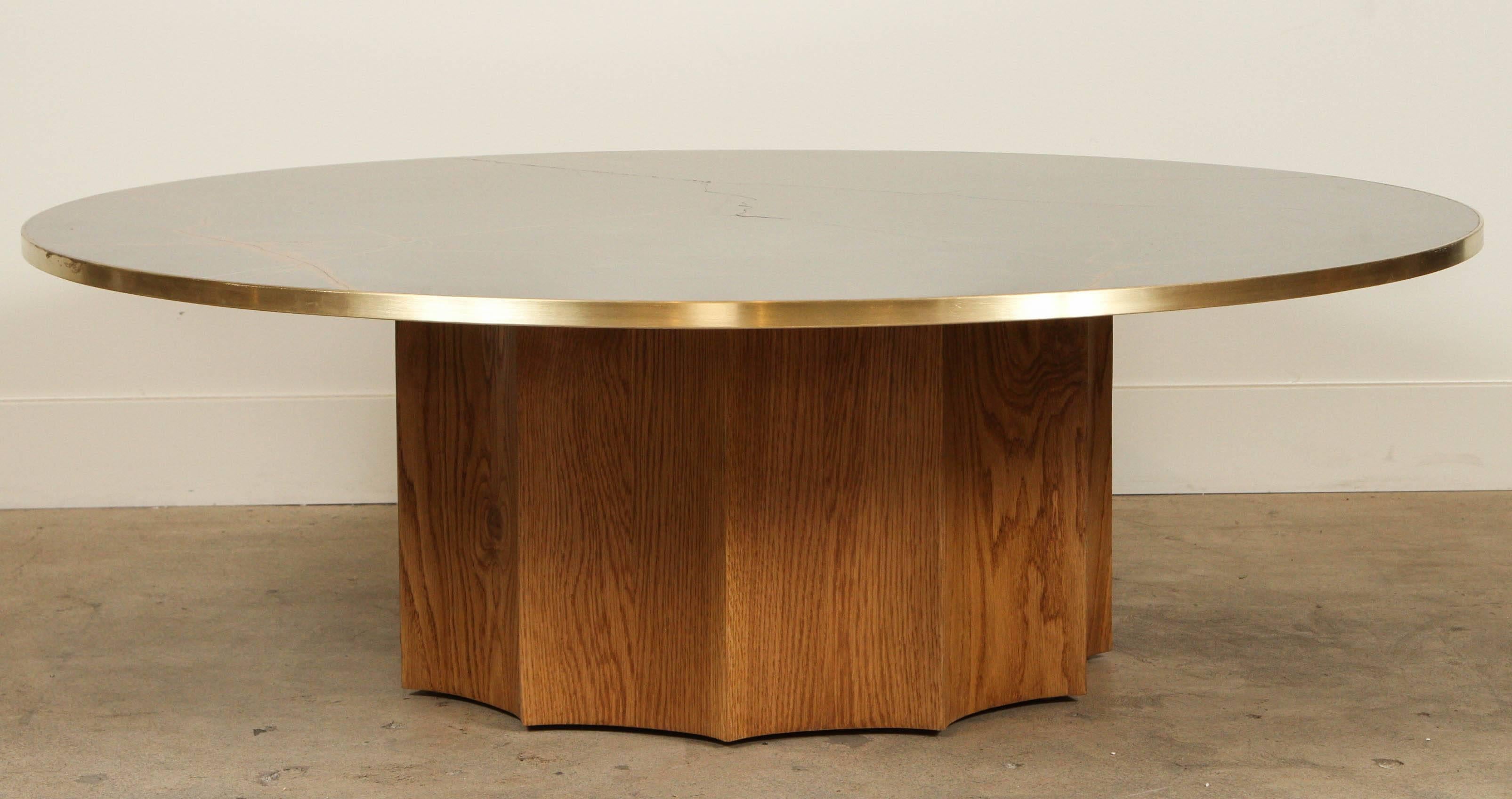 Normandie Coffee Table by Lawson-Fenning 

Available to order in different finishes with a 10-12 week lead time.