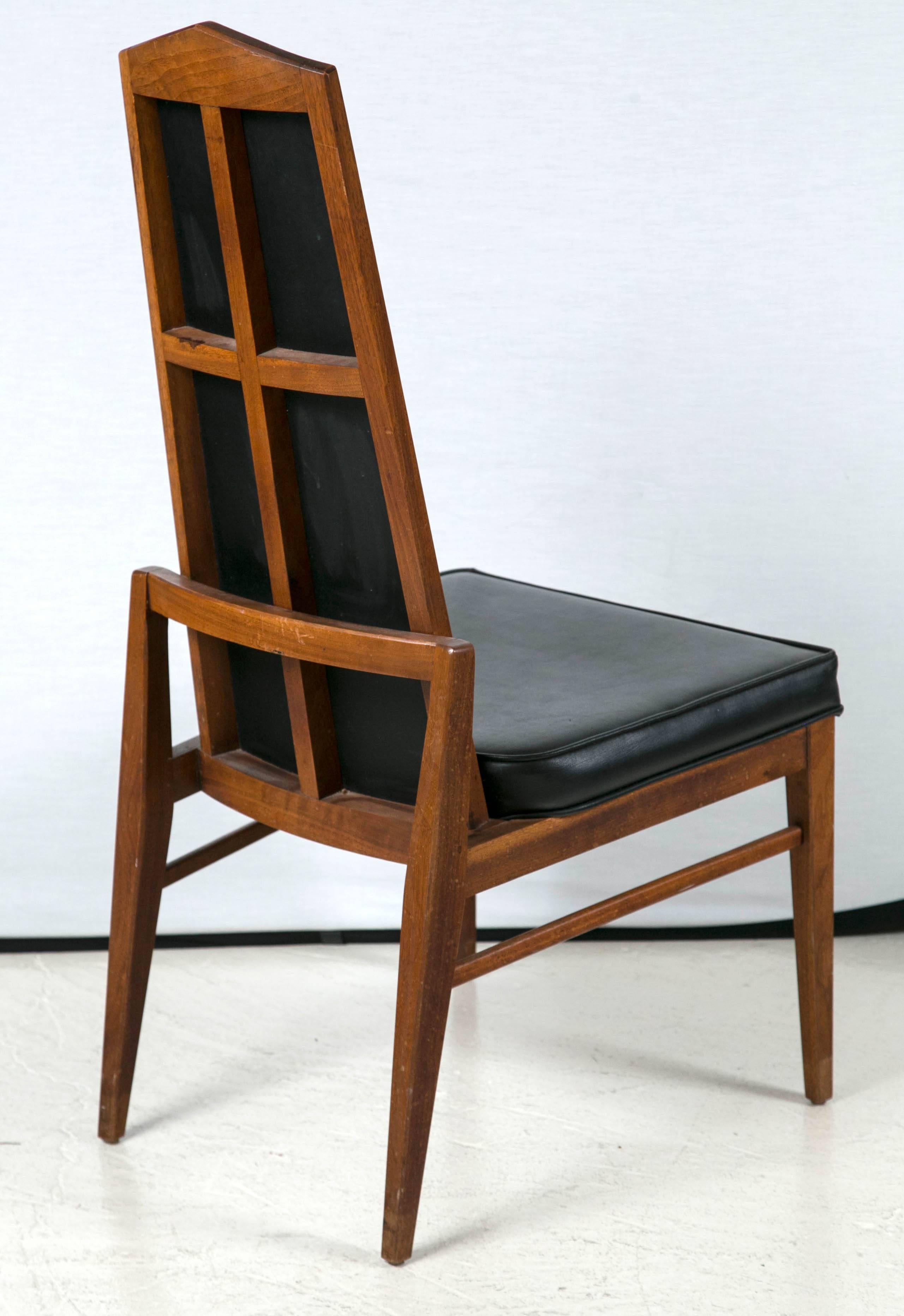 Mid-20th Century Set of Six Foster & McDavid Dining Chairs