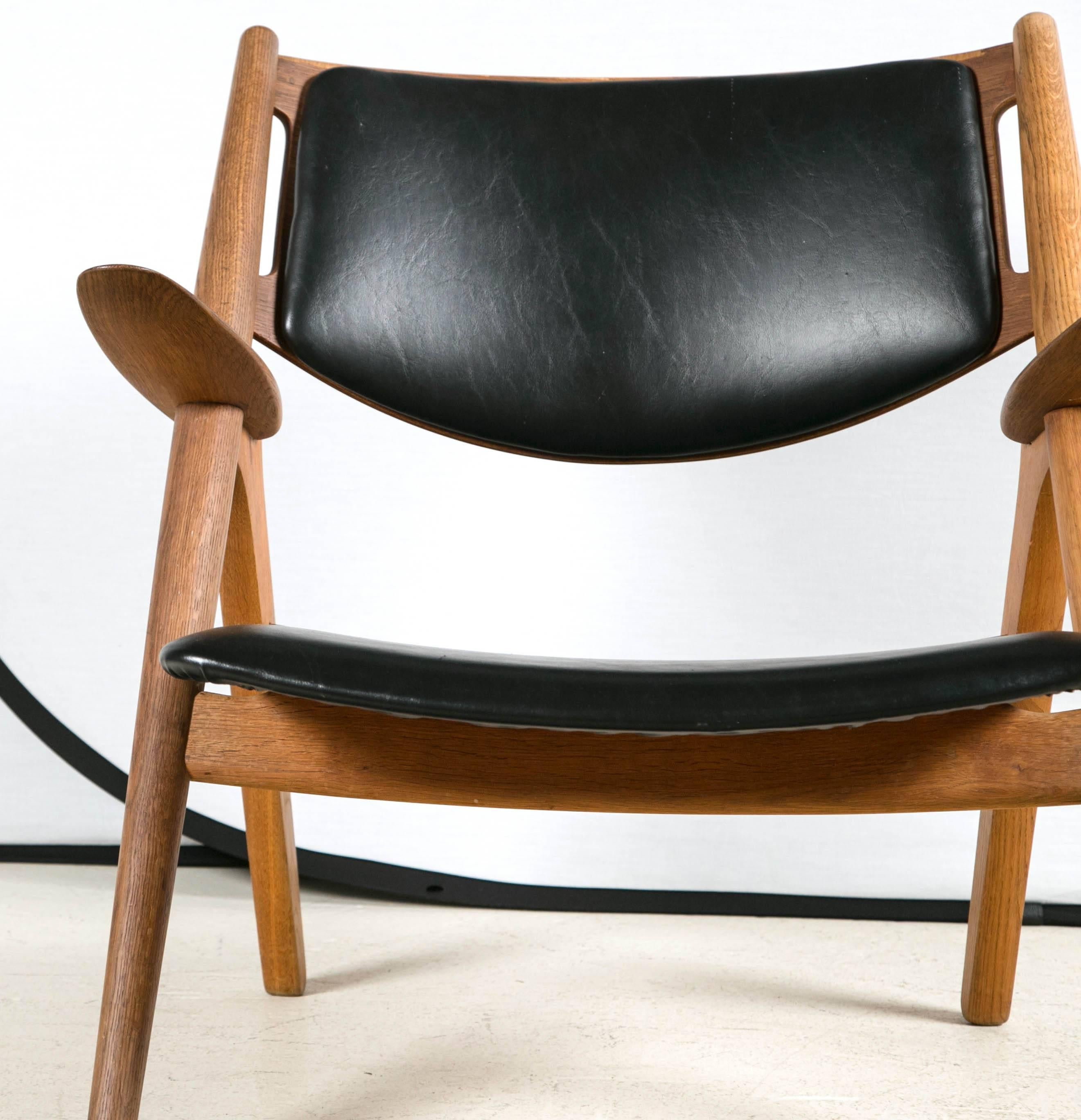 Mid-20th Century Hans Wegner Sawback Chairs