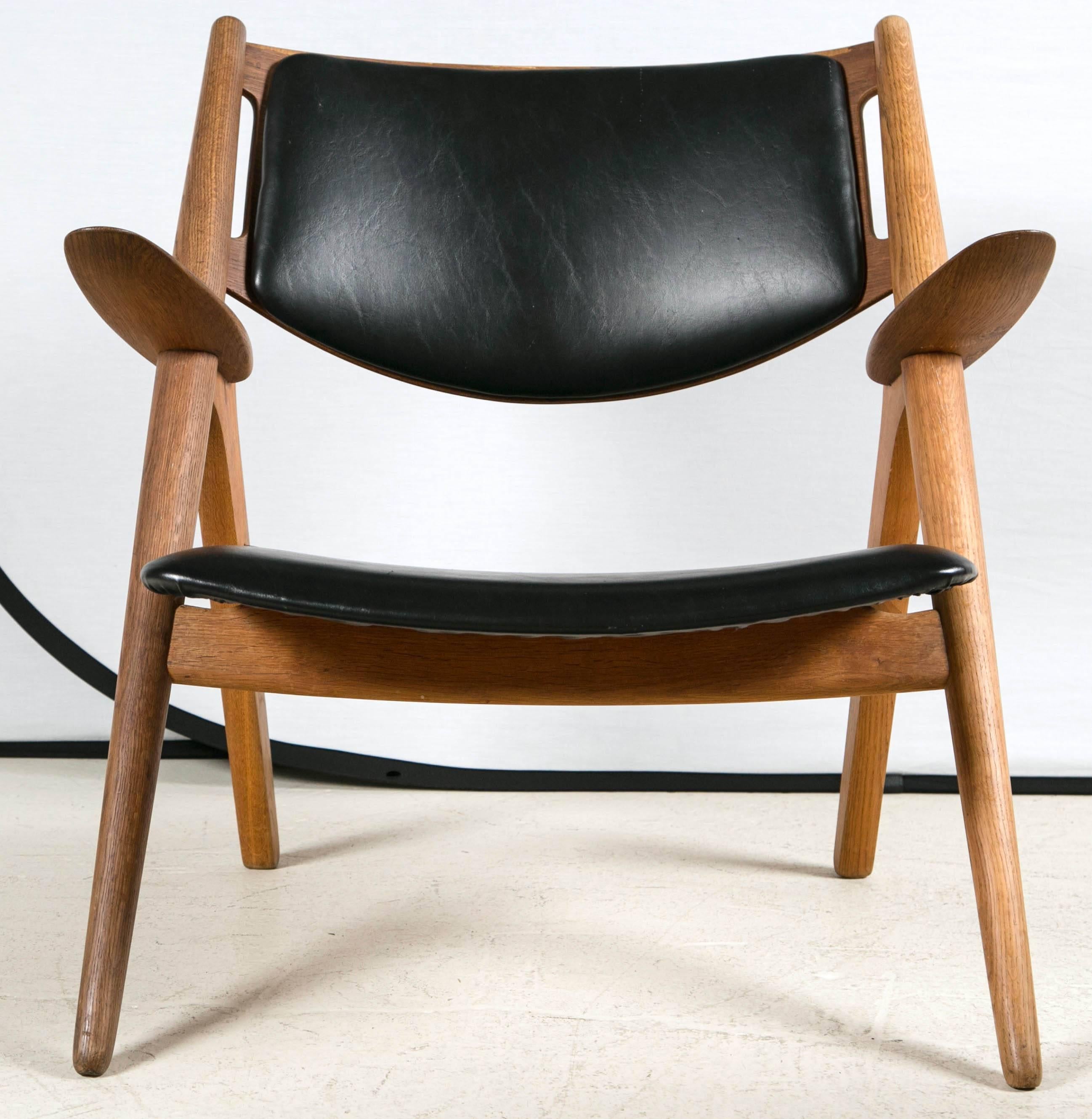 Wood Hans Wegner Sawback Chairs