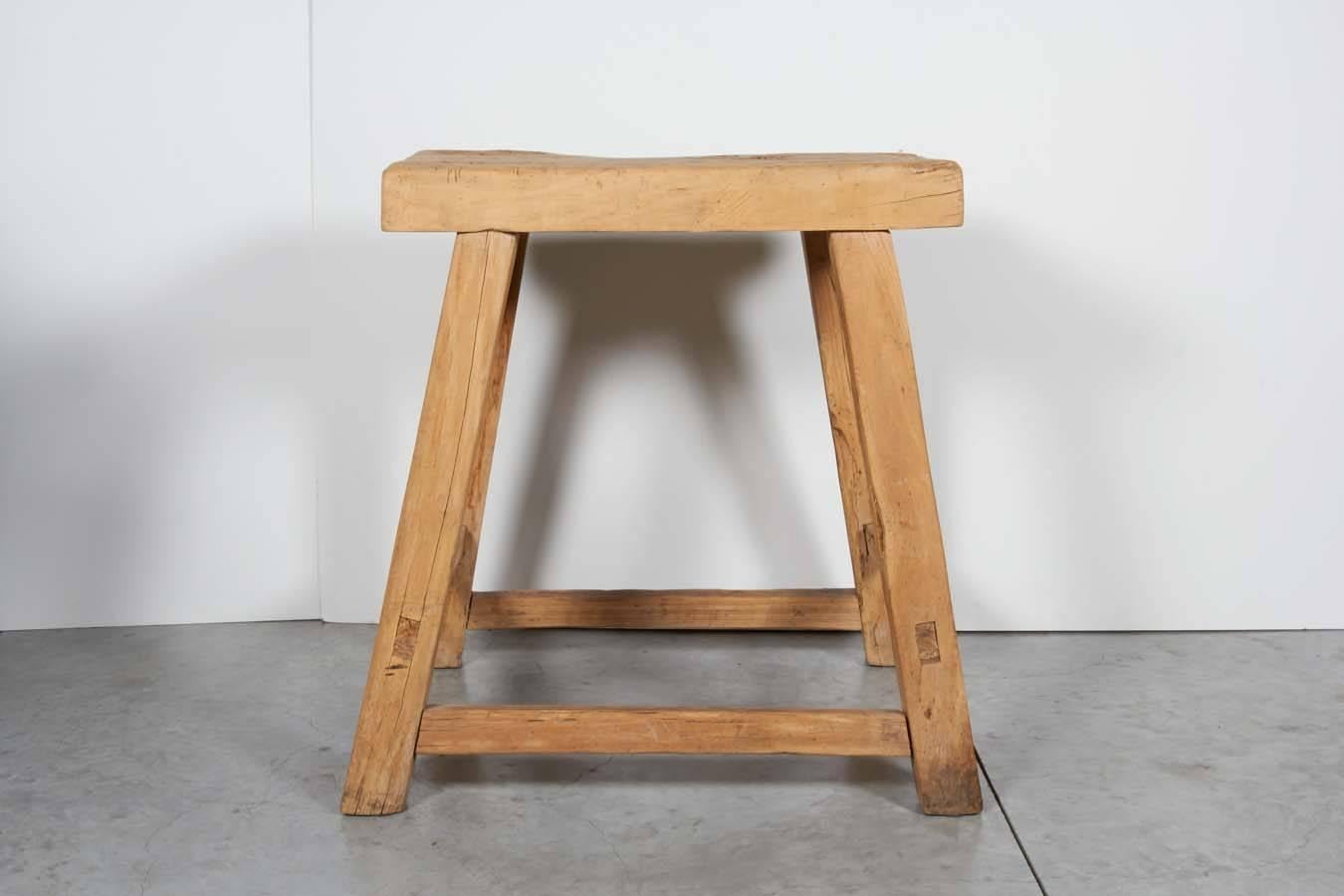 Early 20th Century Tall Country Work Table For Sale