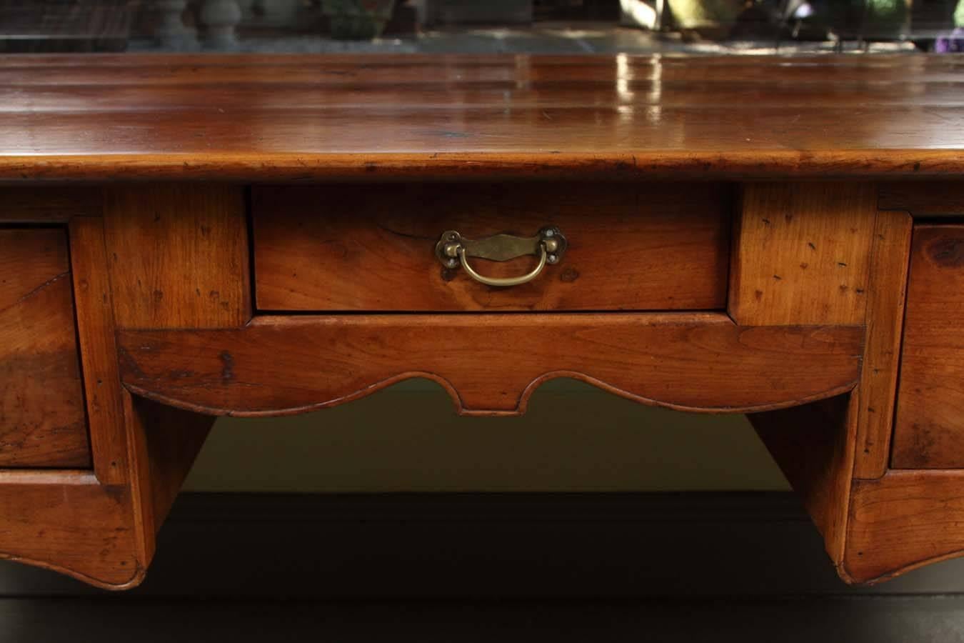 An Exceptional French Fruitwood Writing Table, circa 1830 For Sale 2