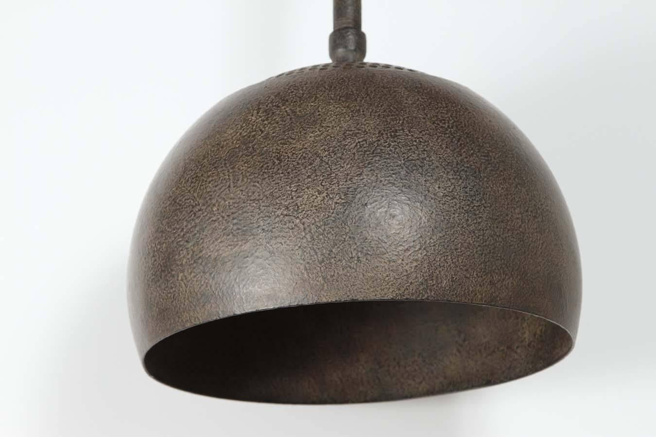 Mid-Century Modern Bronze Arco Wall Mounted Lamp For Sale