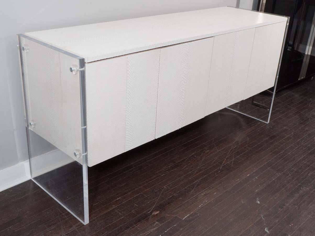 lucite sideboard