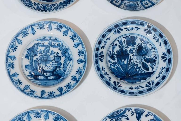 Part of Our Collection of Antique Blue and White Dutch Delft Dishes and