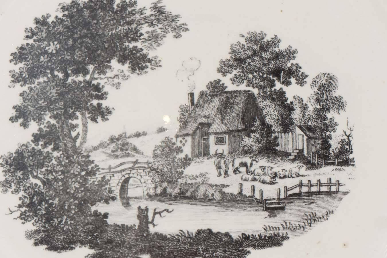 English  18th Century Wedgwood Creamware Dishes 