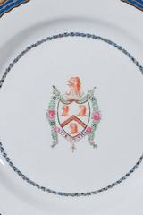 Set of Dozen Antique Armorial Ironstone Dishes Chinese Export Style