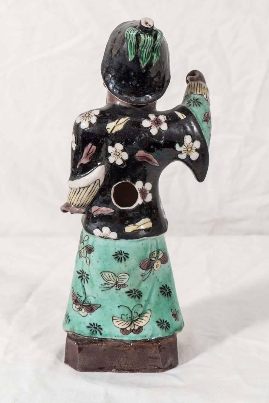 19th Century Statue of Guan Yu One of the Eight Chinese Immortals