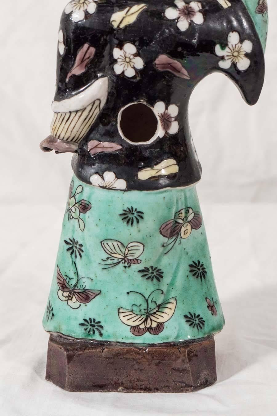Stoneware Statue of Guan Yu One of the Eight Chinese Immortals
