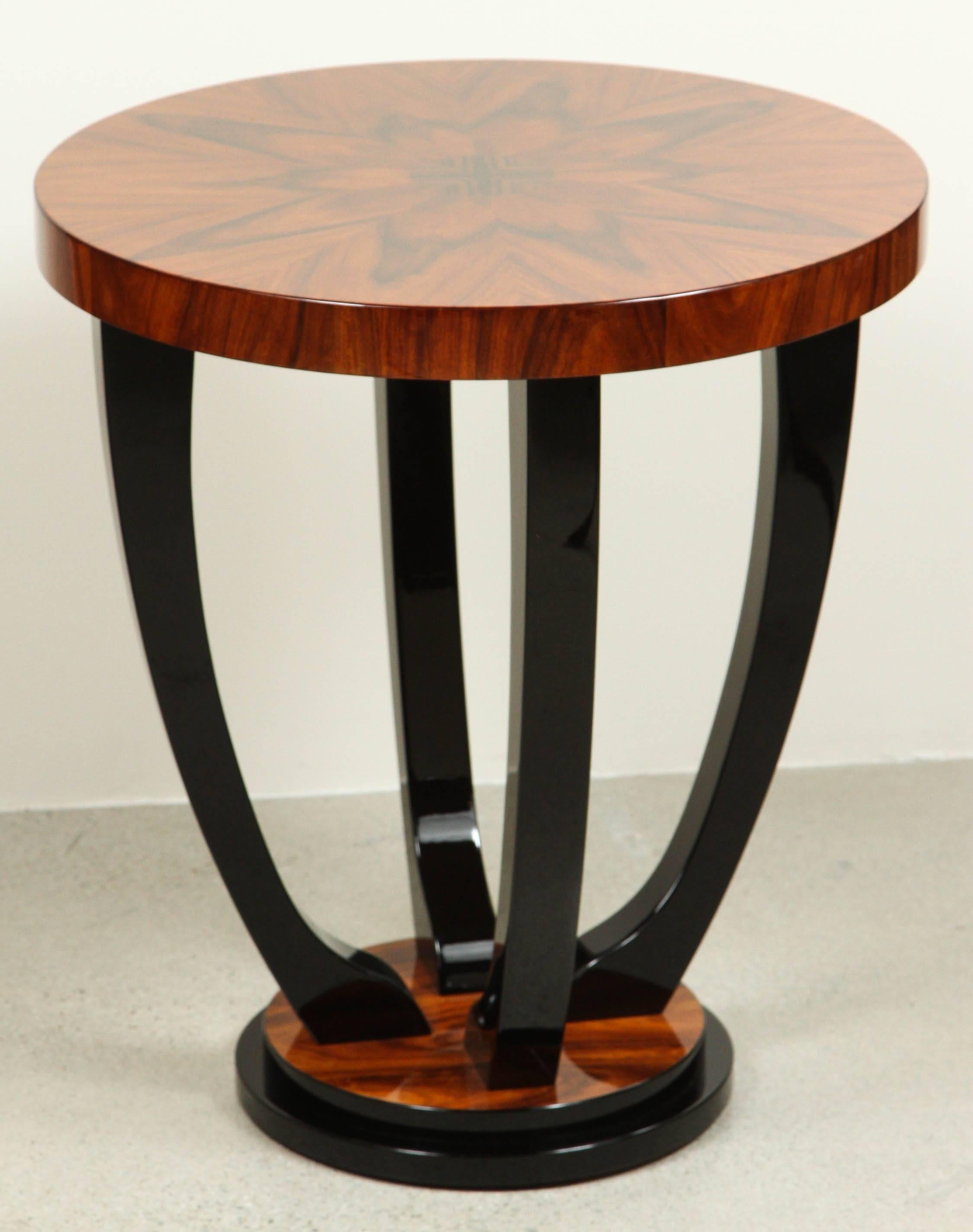 Lacquered Art Deco Side Table For Sale