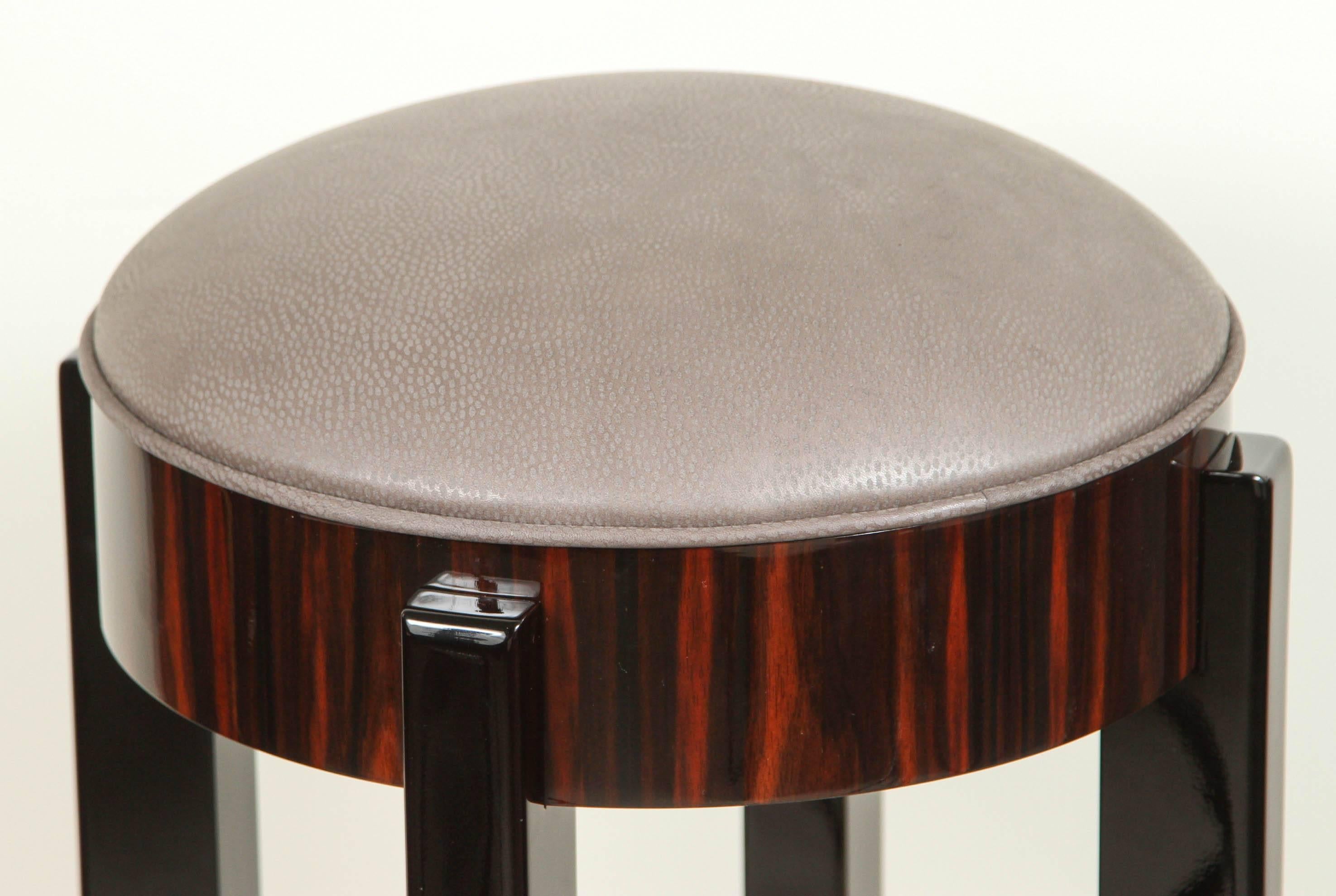 Art Deco Style Bar Stool In Excellent Condition For Sale In West Hollywood, CA
