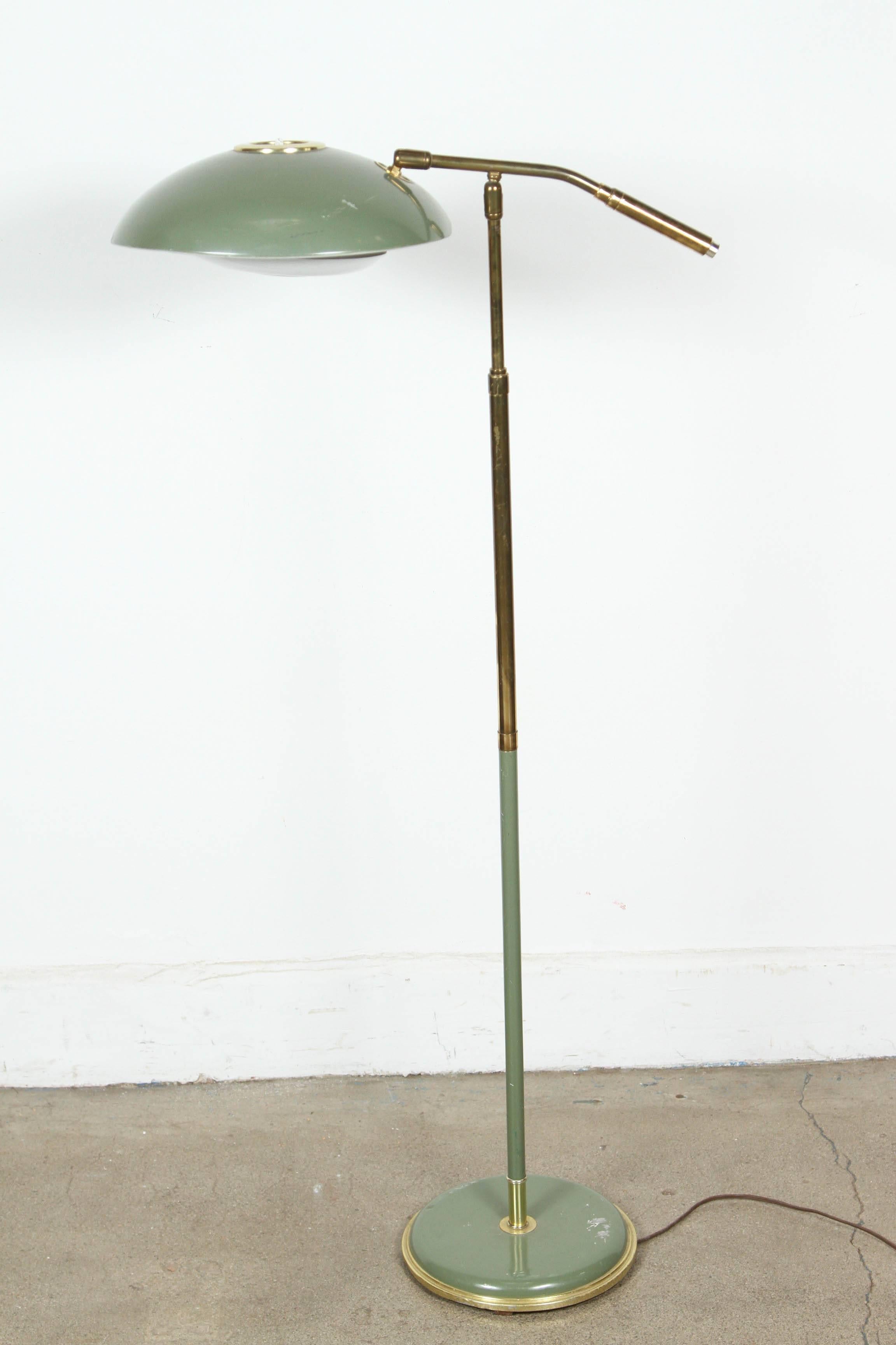 20th Century Gerald Thurston Floor Lamp for Lightolier
