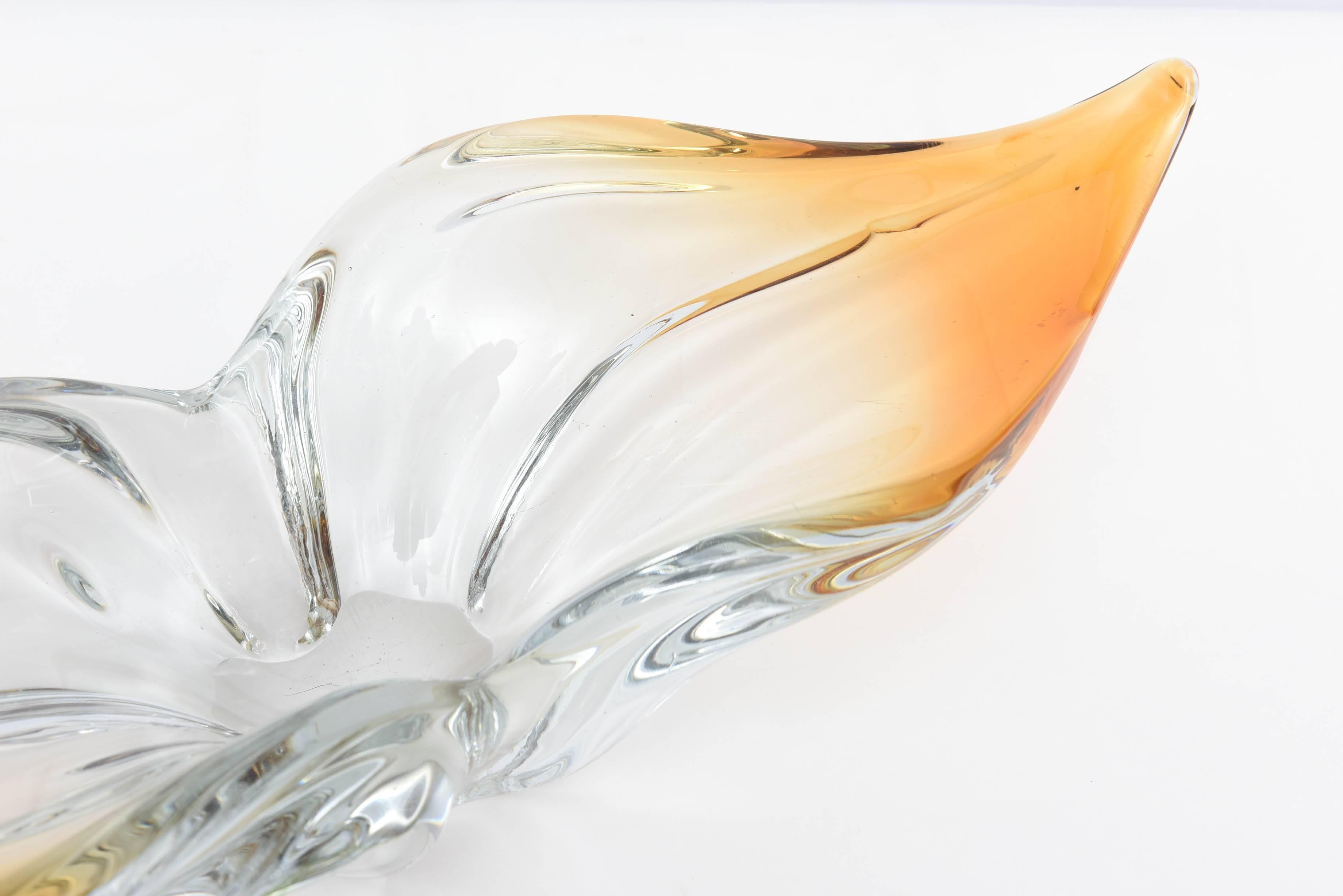 murano glass candy dish