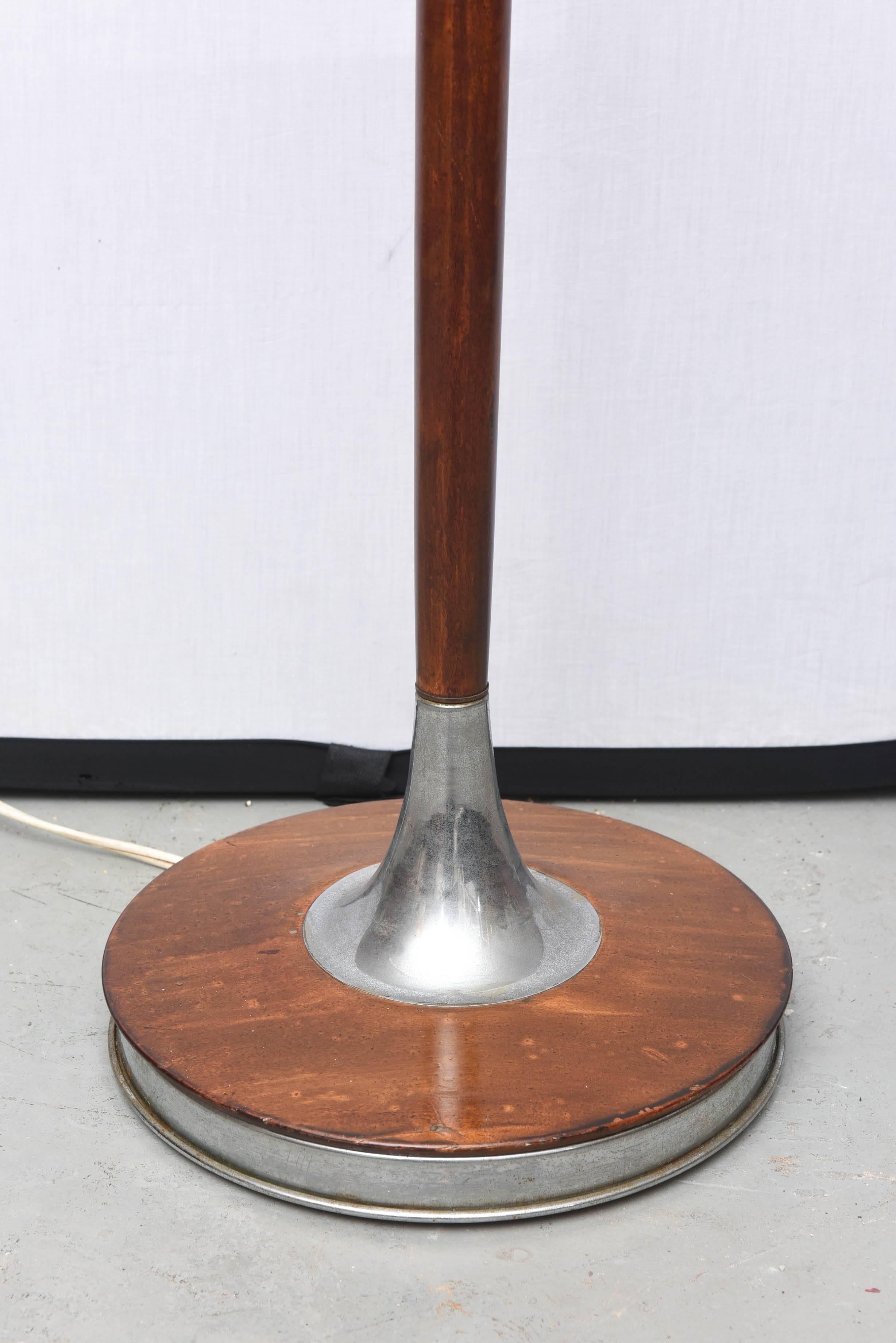 1940s torchiere floor lamp