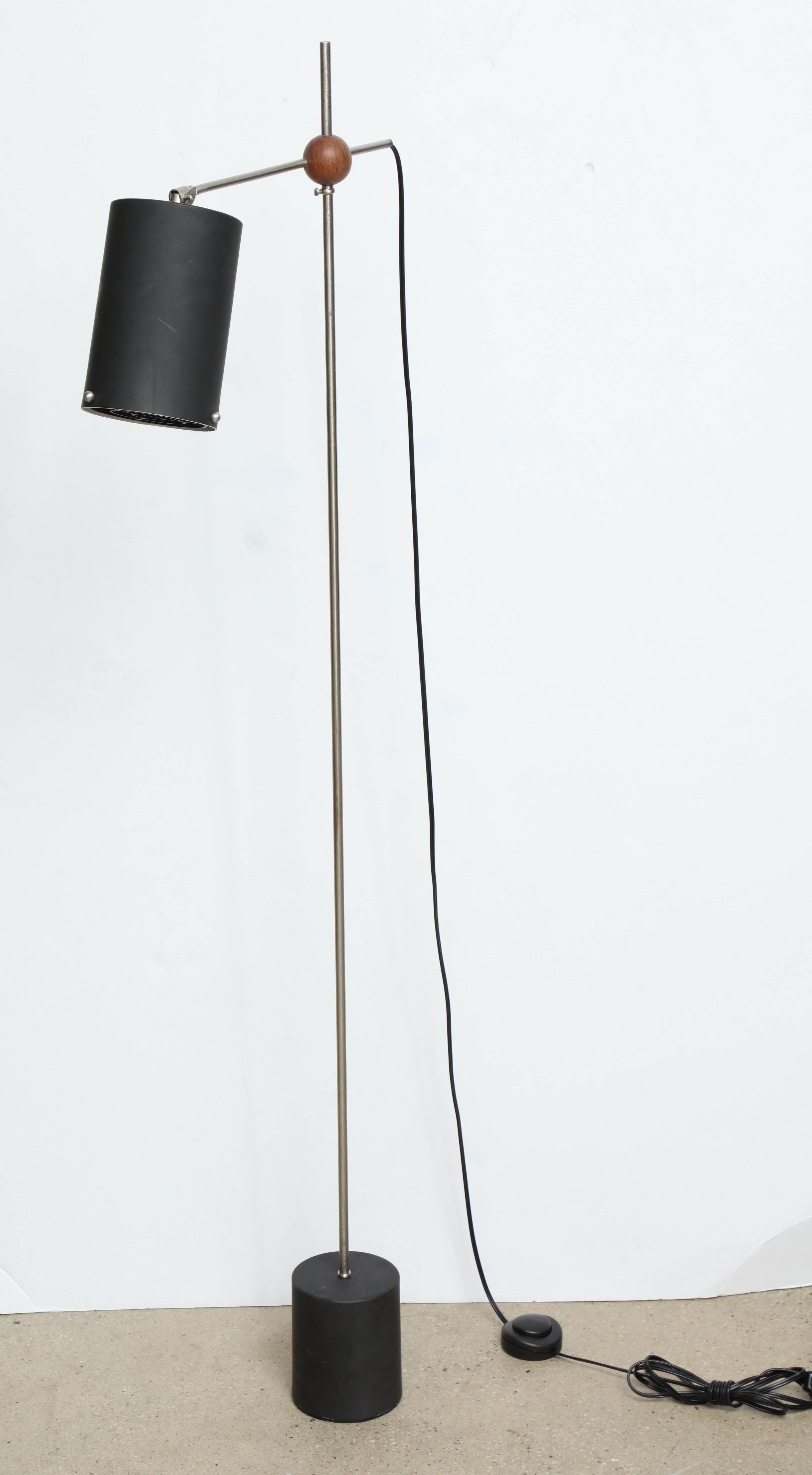 Aluminum Finnish Floor Lamp Attributed Tapio Wirkkala For Sale