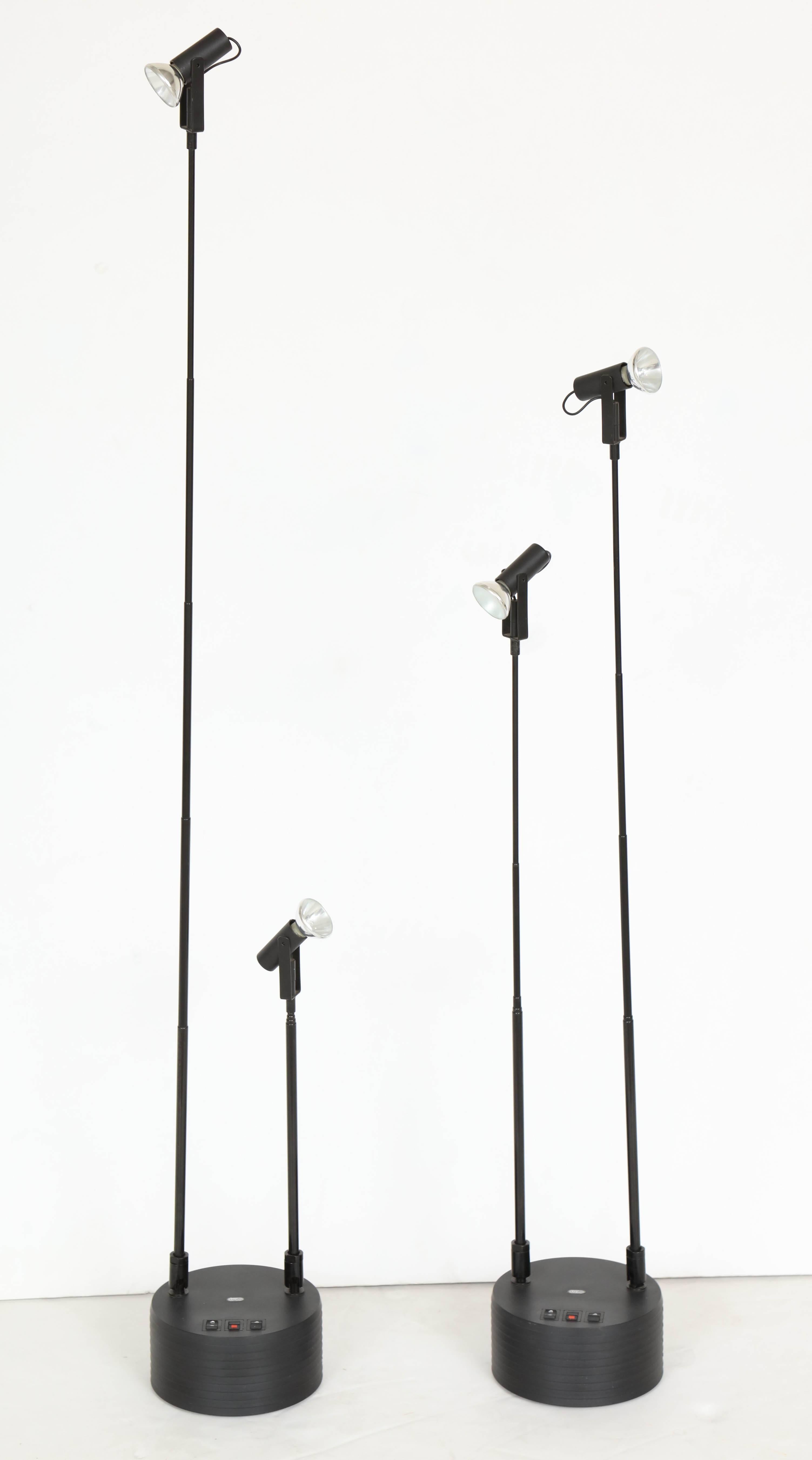 Mid-20th Century Pair Sciopticon Lamps by Hans Ansems for Luxo