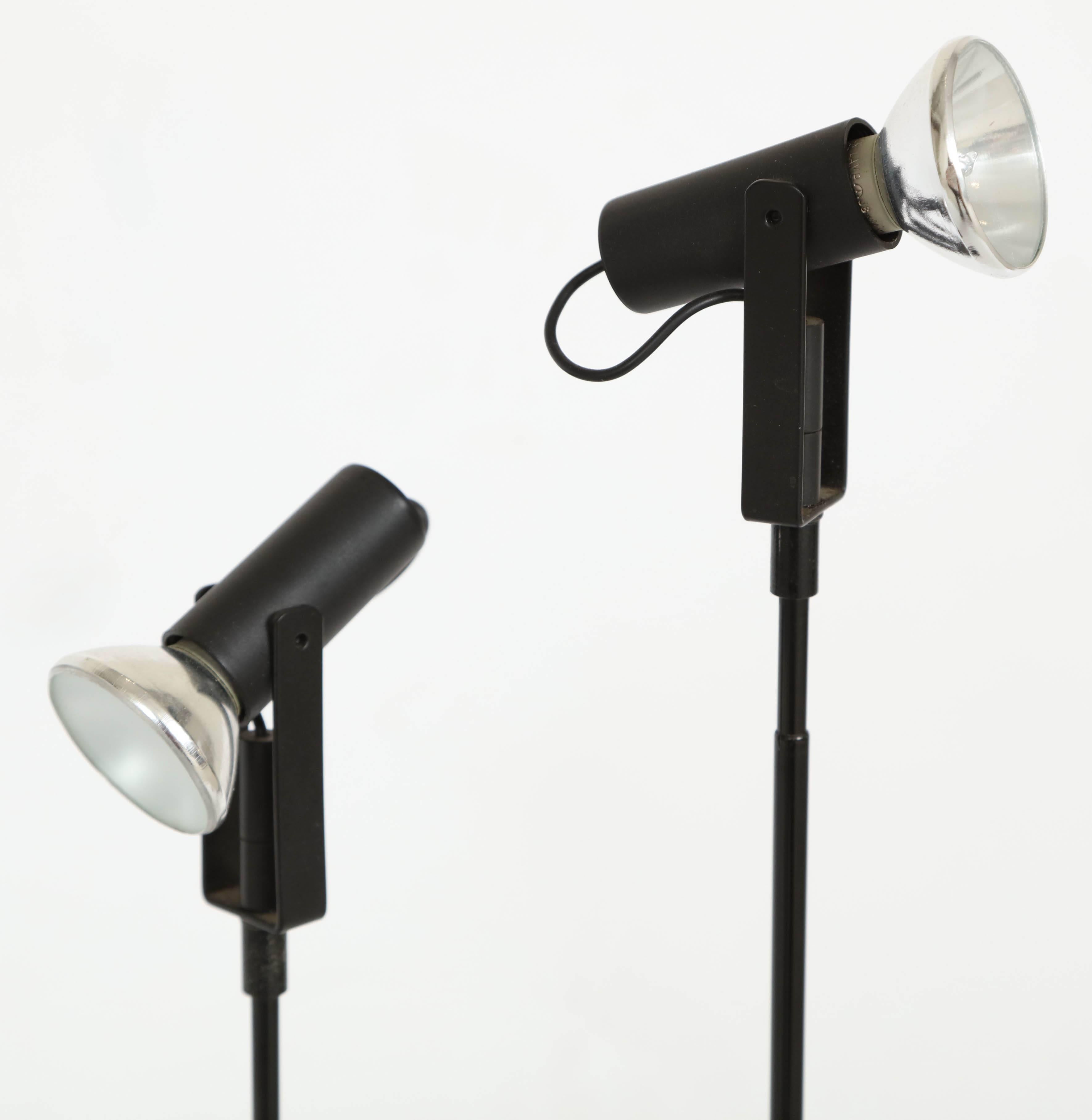 Plastic Pair Sciopticon Lamps by Hans Ansems for Luxo