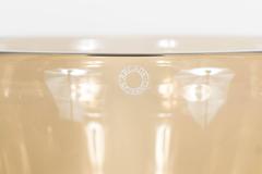 Exquisite Murano Glass Smokey Topaz Footed Bowl by Marcello Panza for Arcade