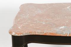 Tavolino da caffè in stile barocco danese con piano in marmo