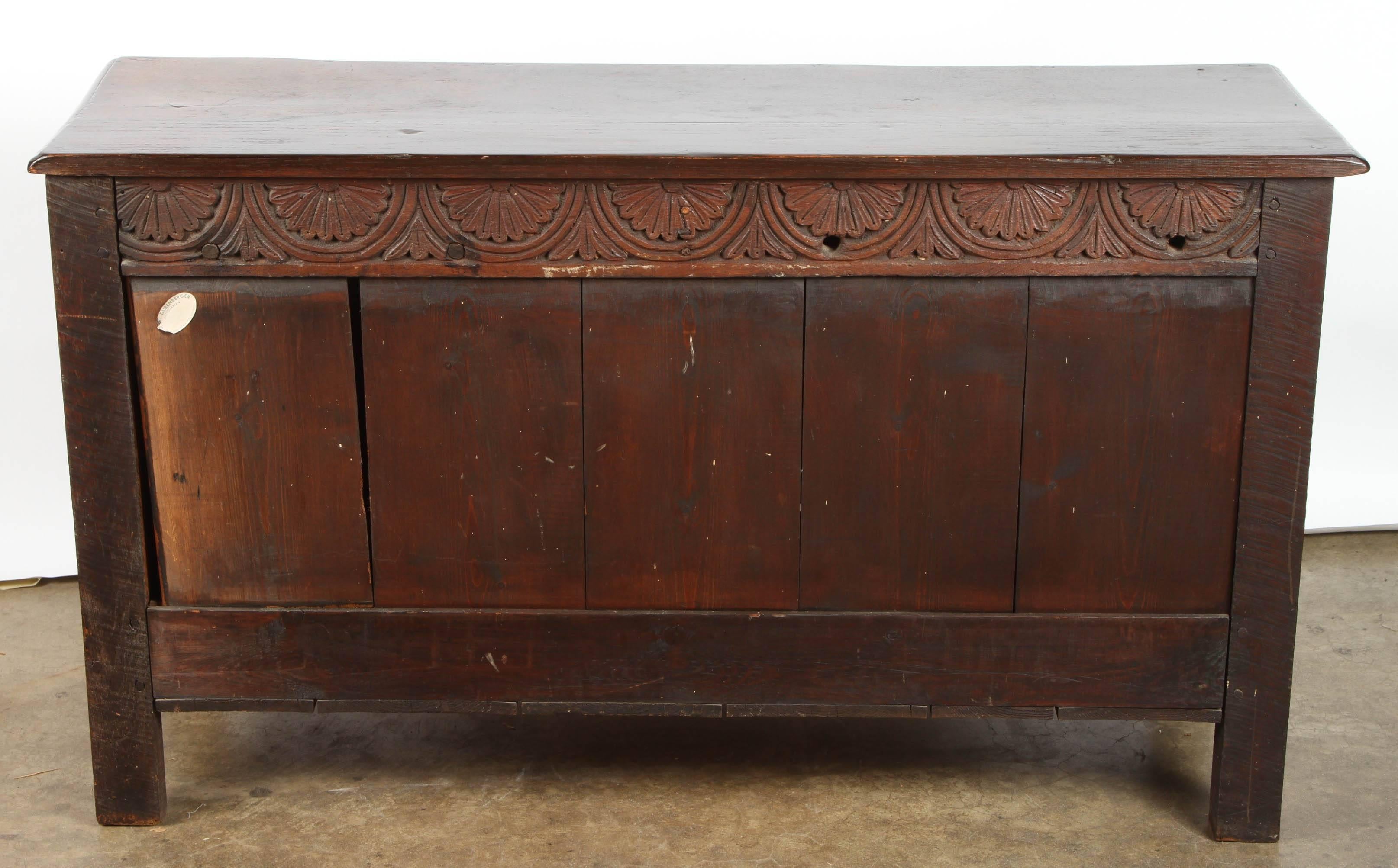 19th Century English Oak Sideboard 4