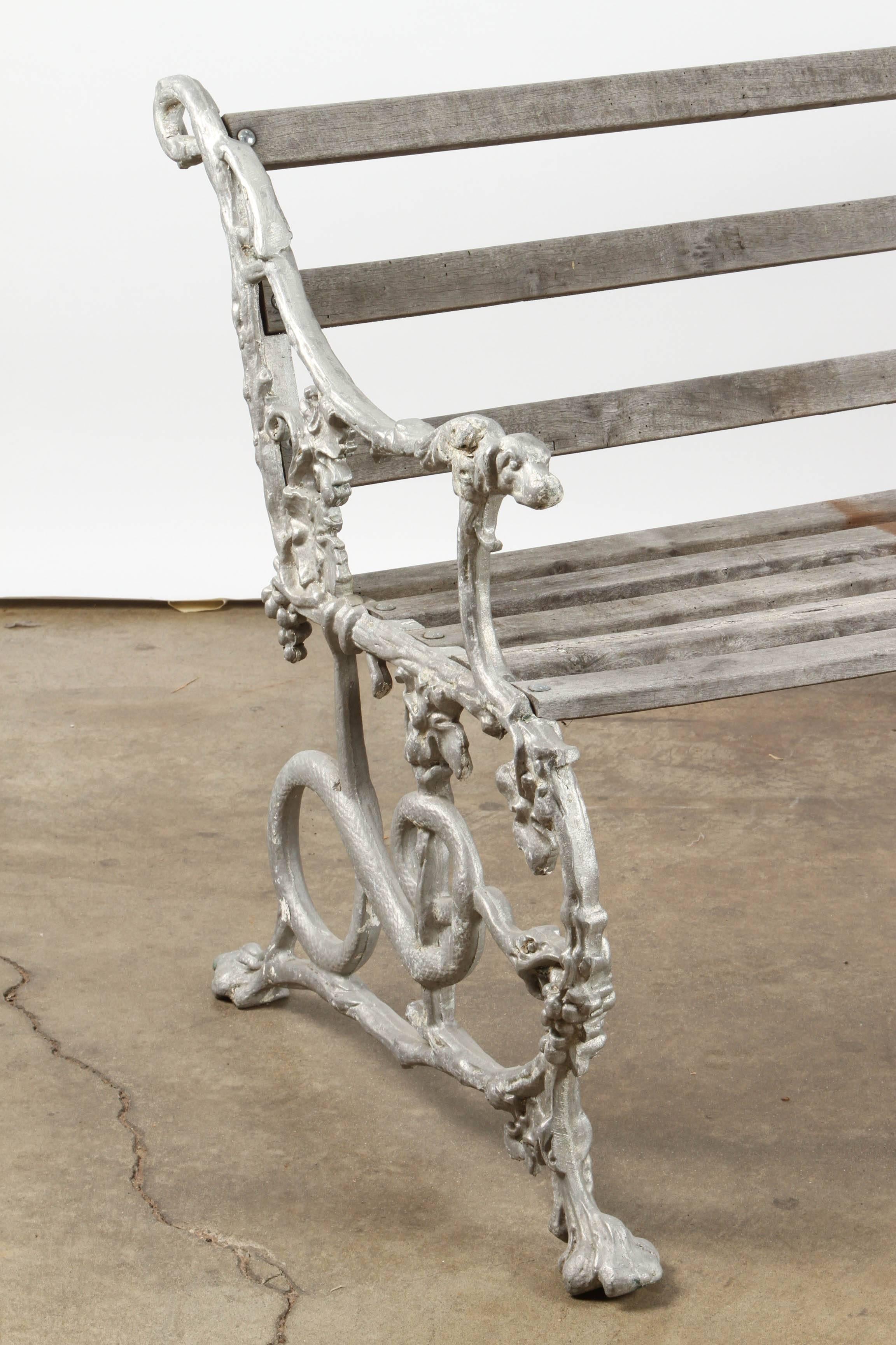 Aluminum English Garden Bench