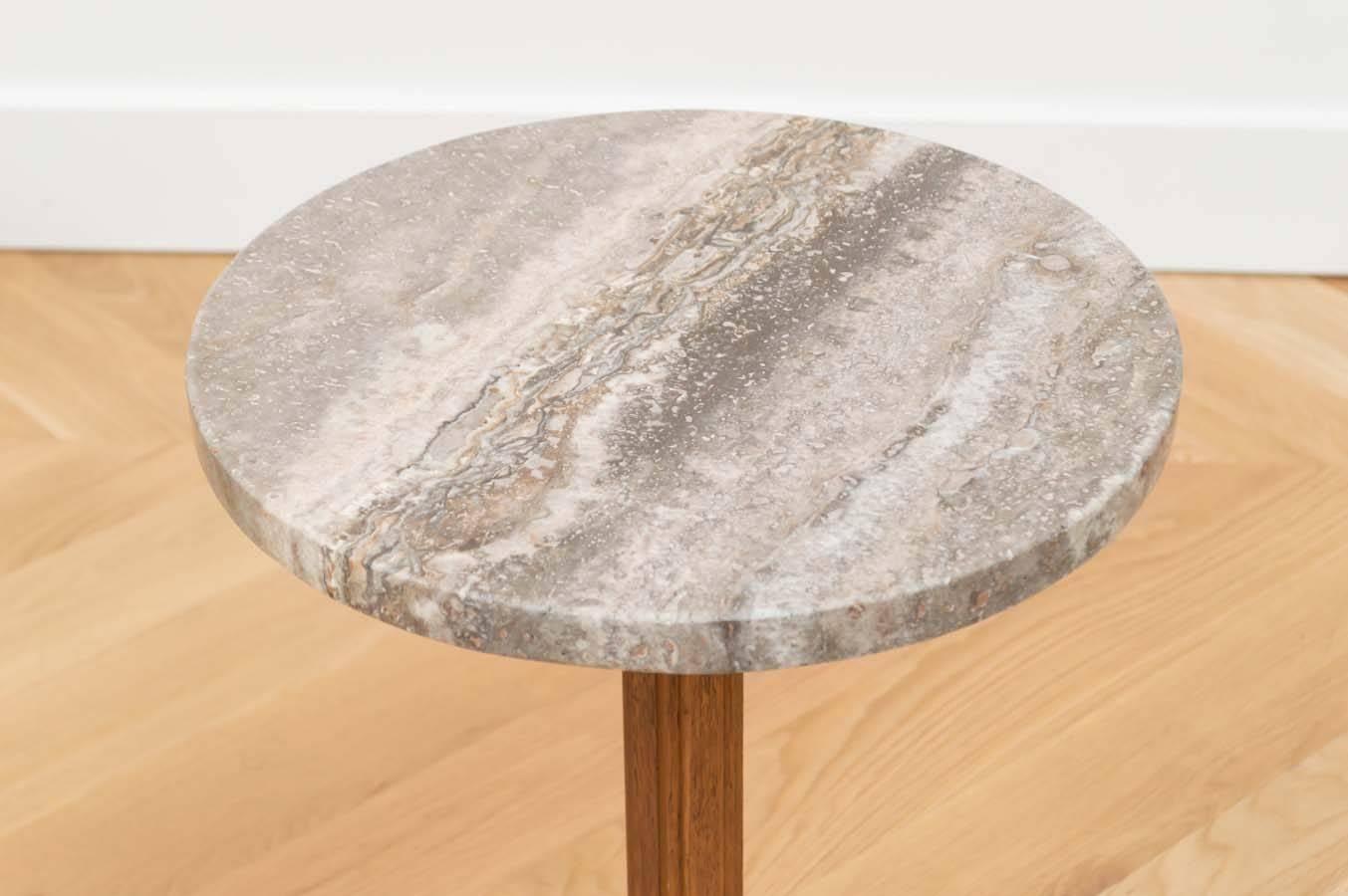 Dunbar Marble Side Table In Excellent Condition For Sale In San Francisco, CA