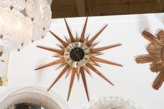 Horloge murale Starburst de la division Welby:: Elgin National Watch Company