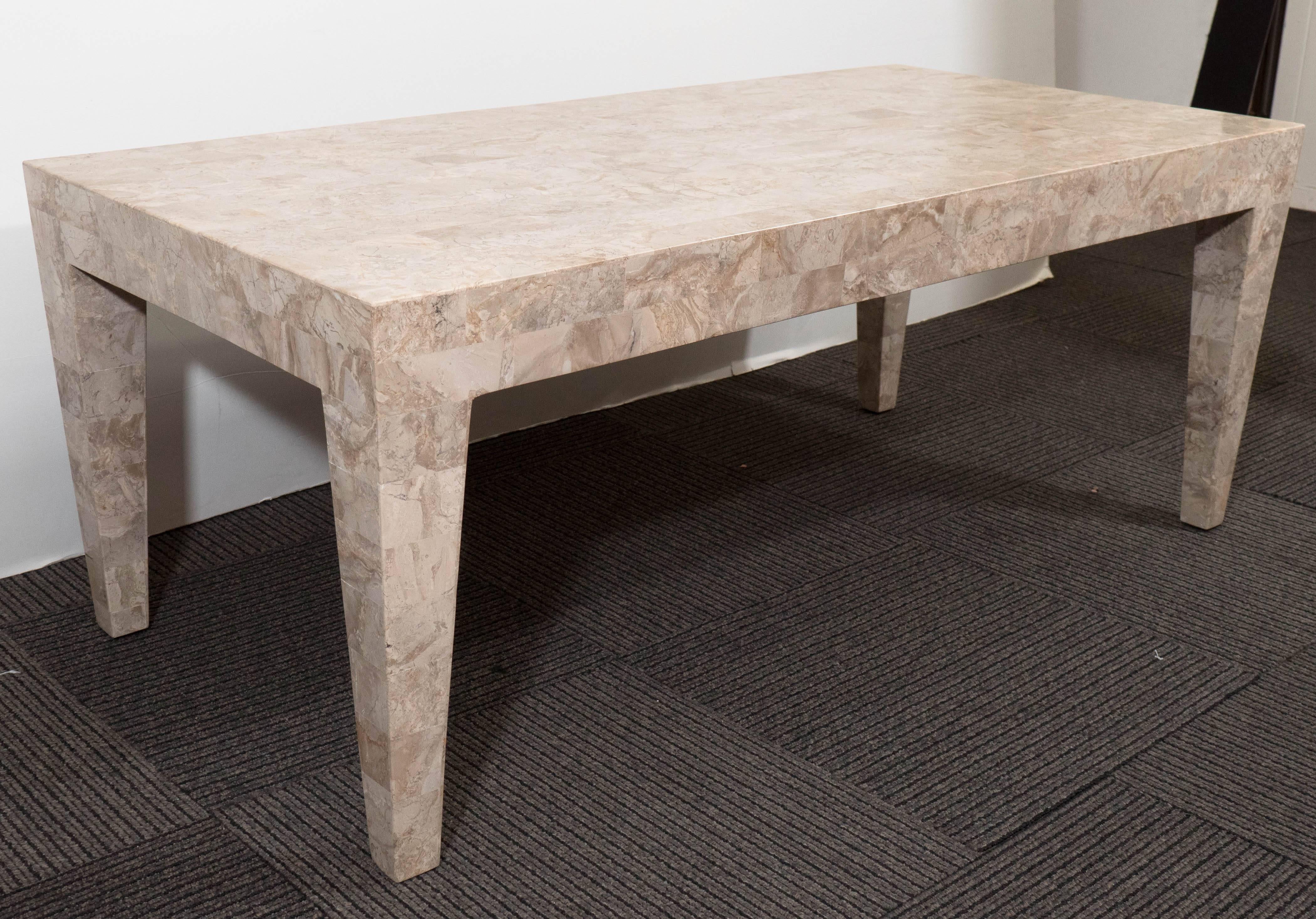 Late 20th Century Tessellated Stone Coffee Table