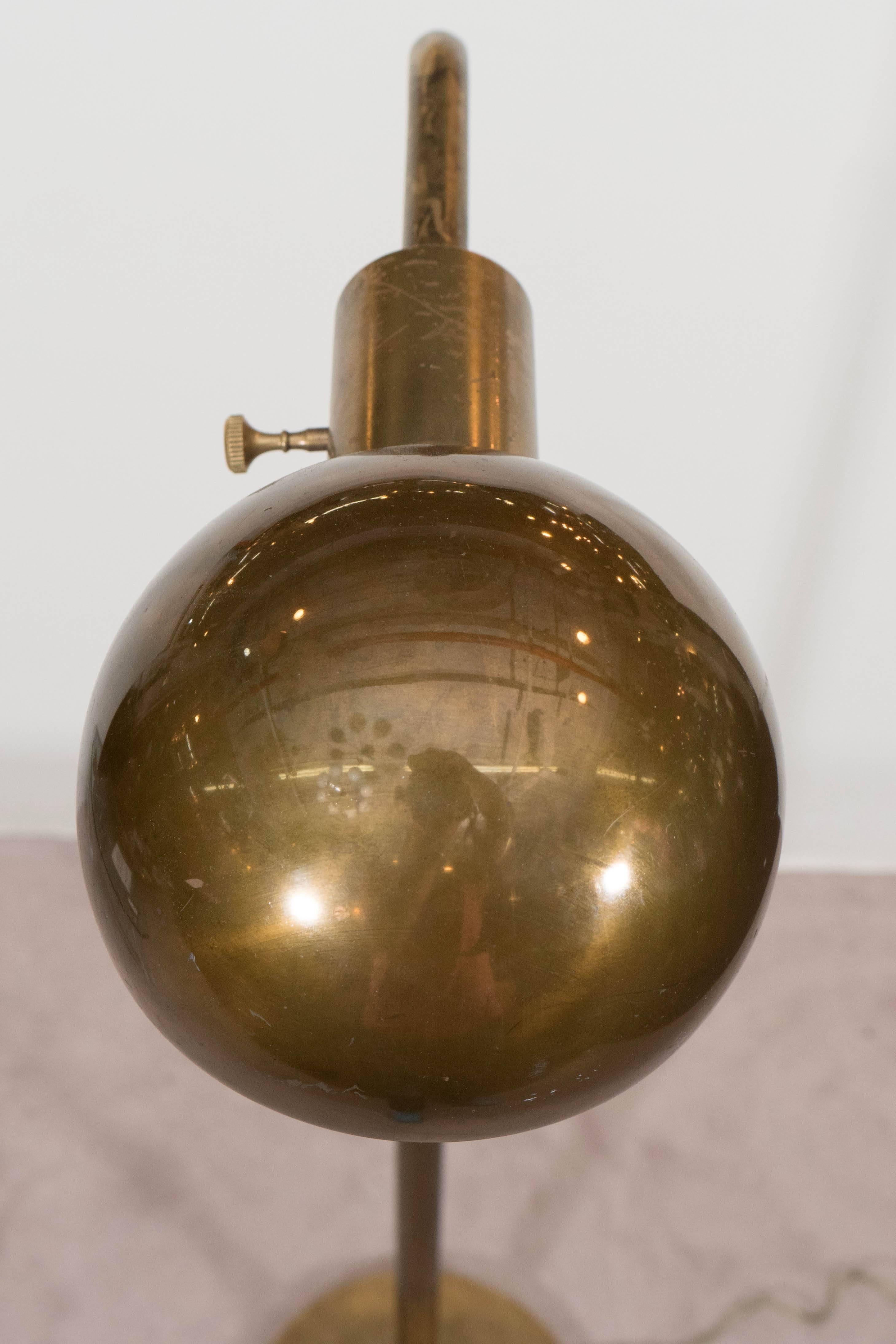 Pharmacy Floor Lamp in Brass 1