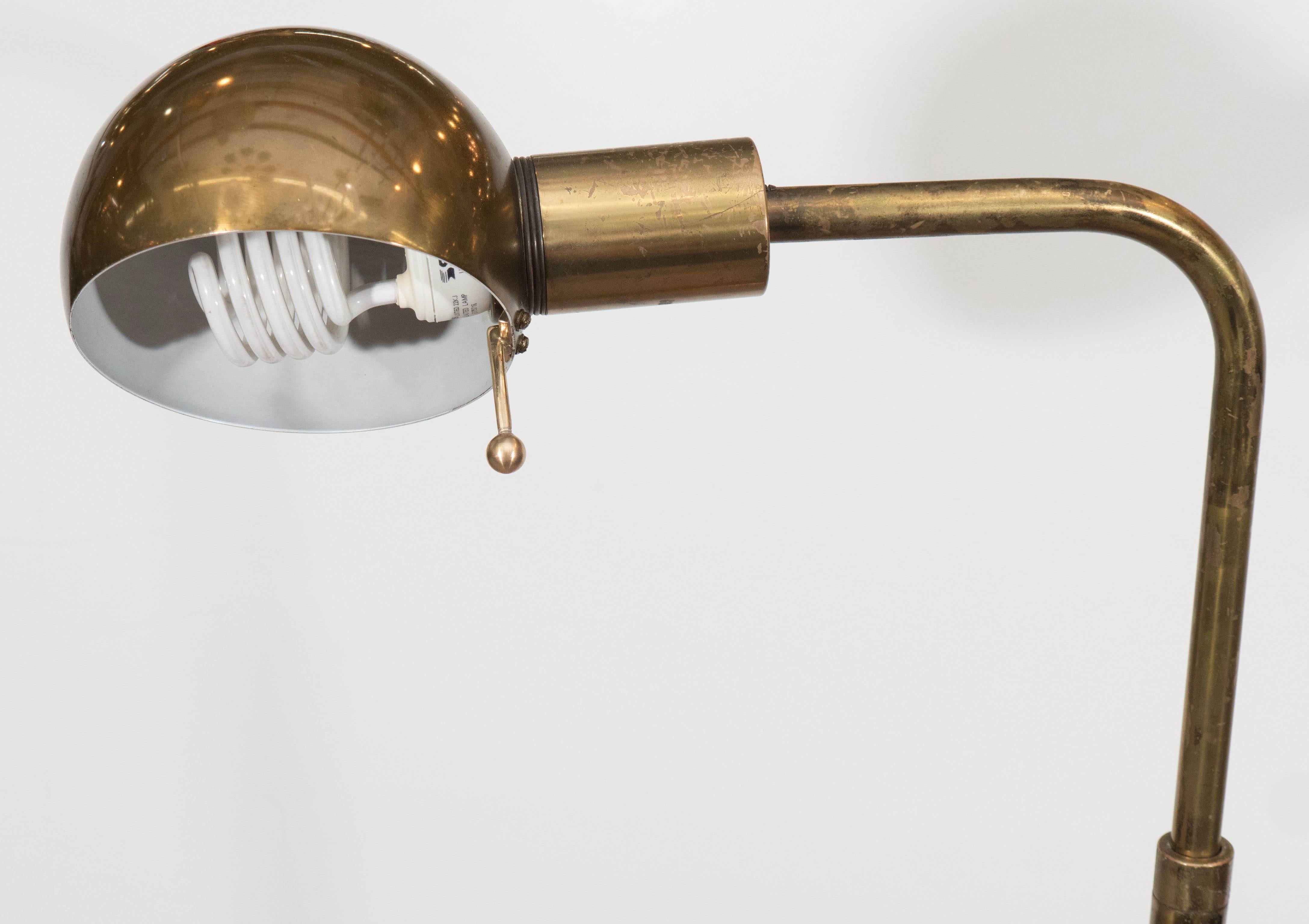 Pharmacy Floor Lamp in Brass 3