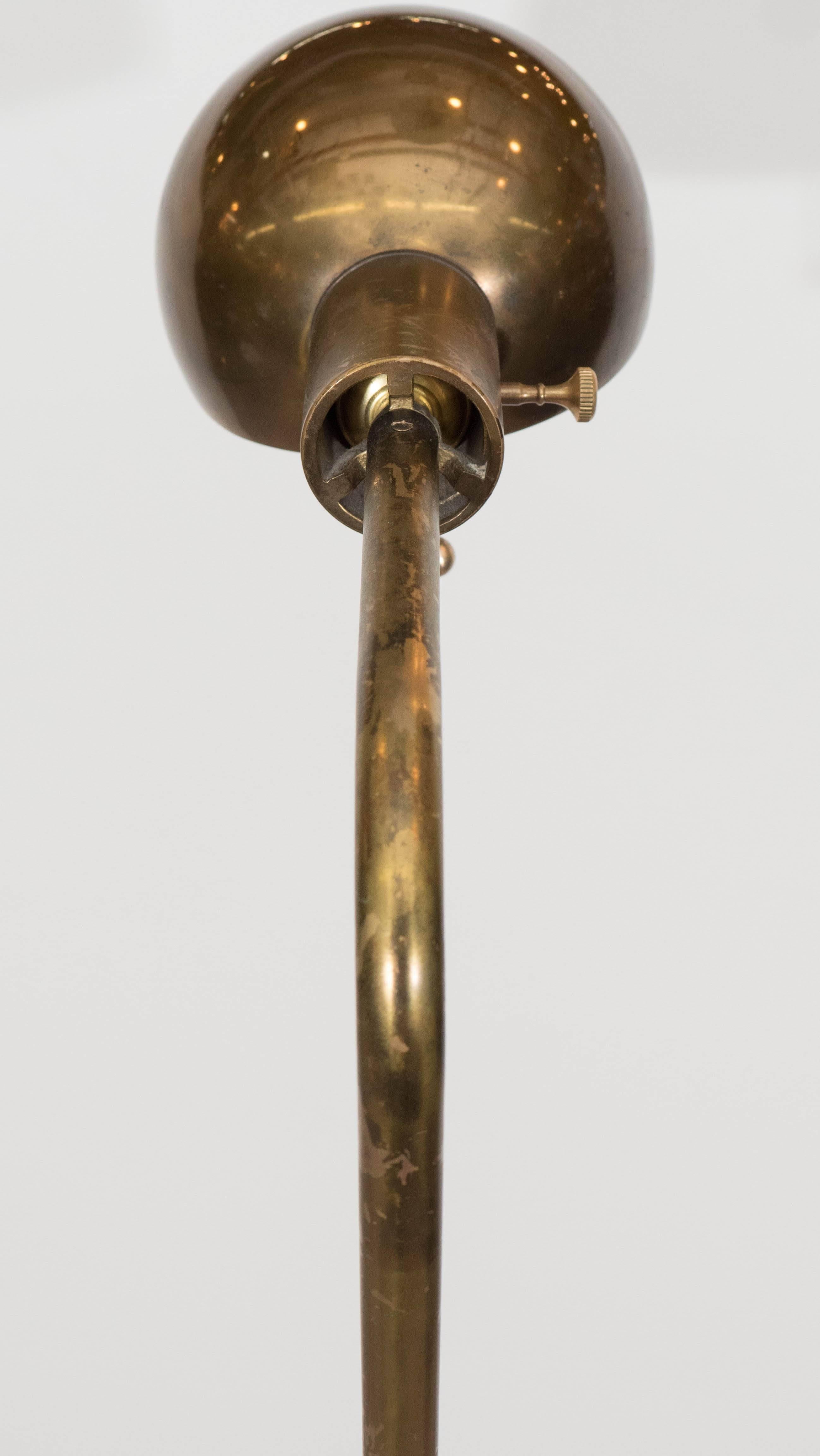 Pharmacy Floor Lamp in Brass 4