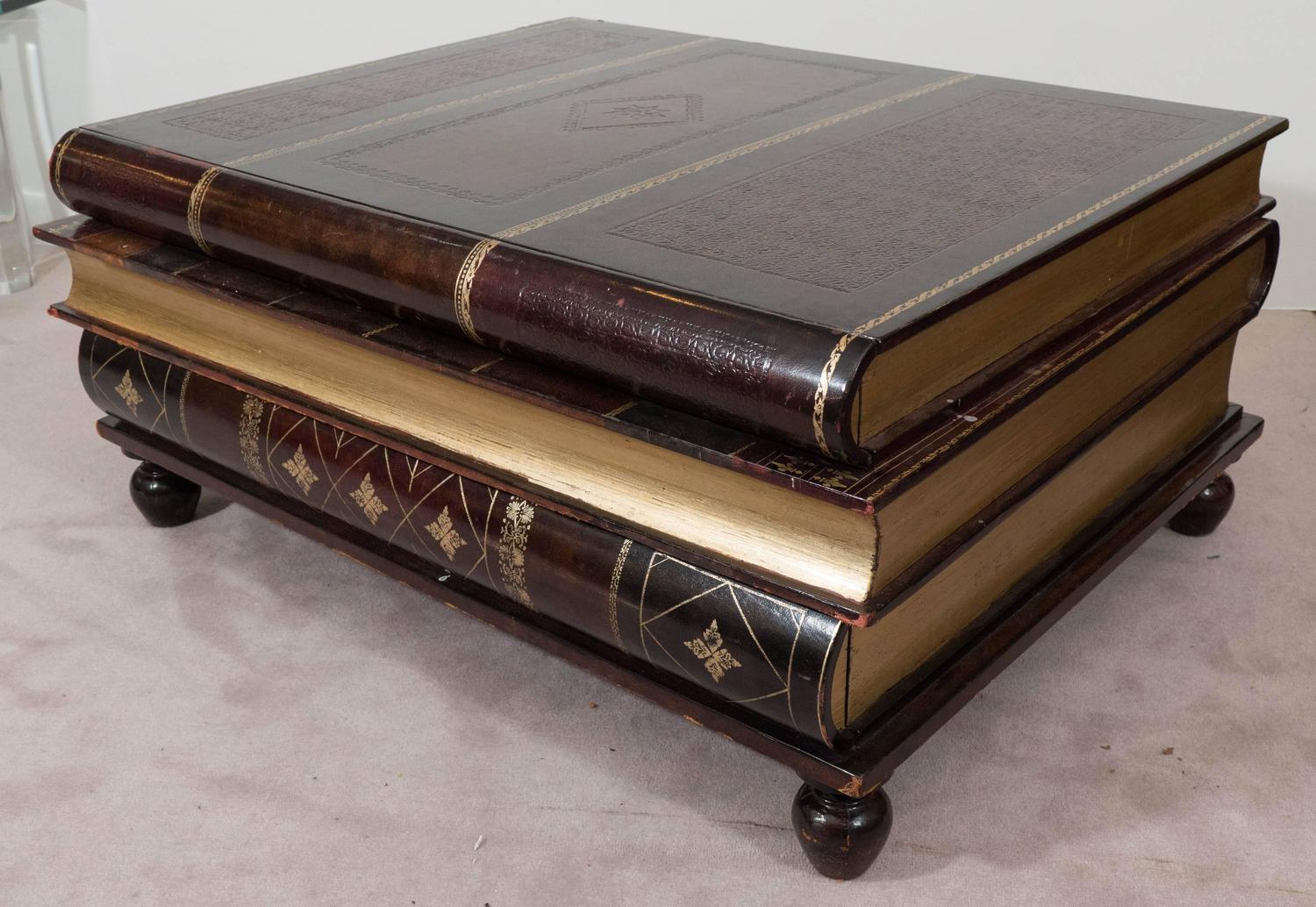 Book Coffee Table Furniture Grey Antique French Style Coffee Table 