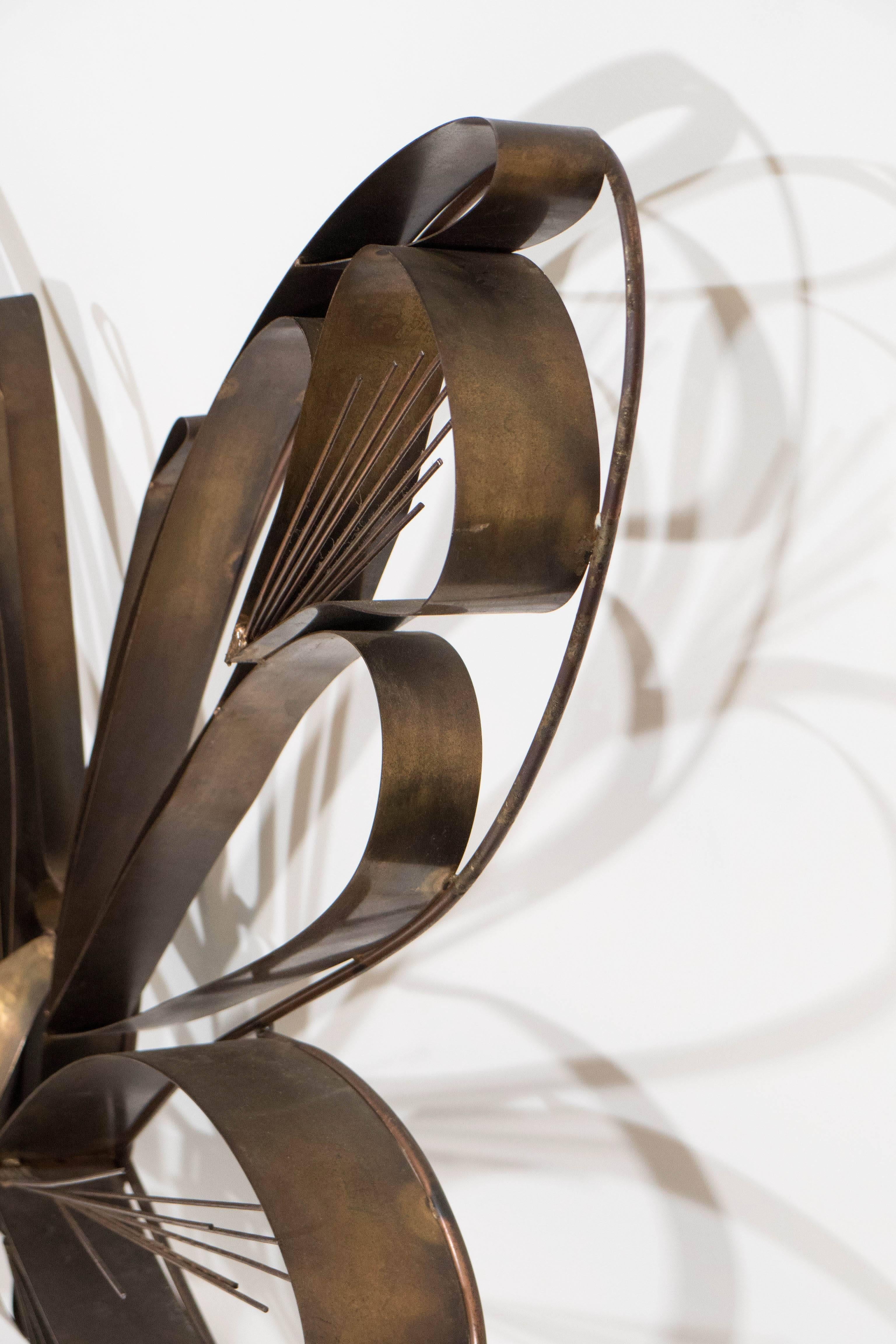 Curtis Jere Butterfly Wall Sculpture, Signed and Dated 1978 2