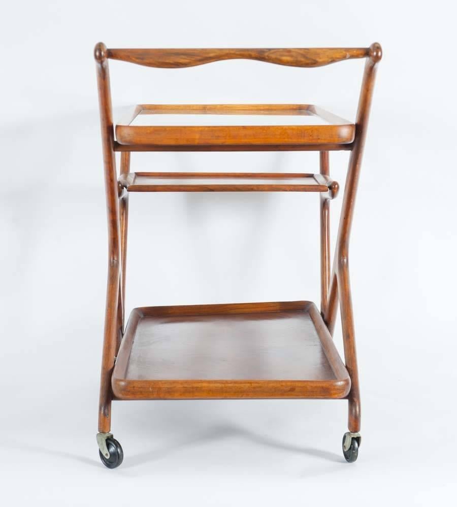 Mid-20th Century Cesare Lacca Tea Trolley for Cassina