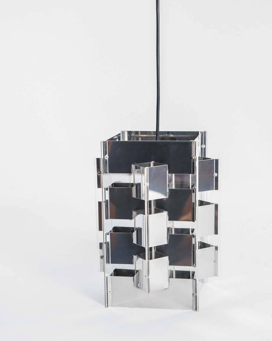 Plexiglass Rare Geometric Pendants by Jan Hoogervorst for Anvia Holland For Sale