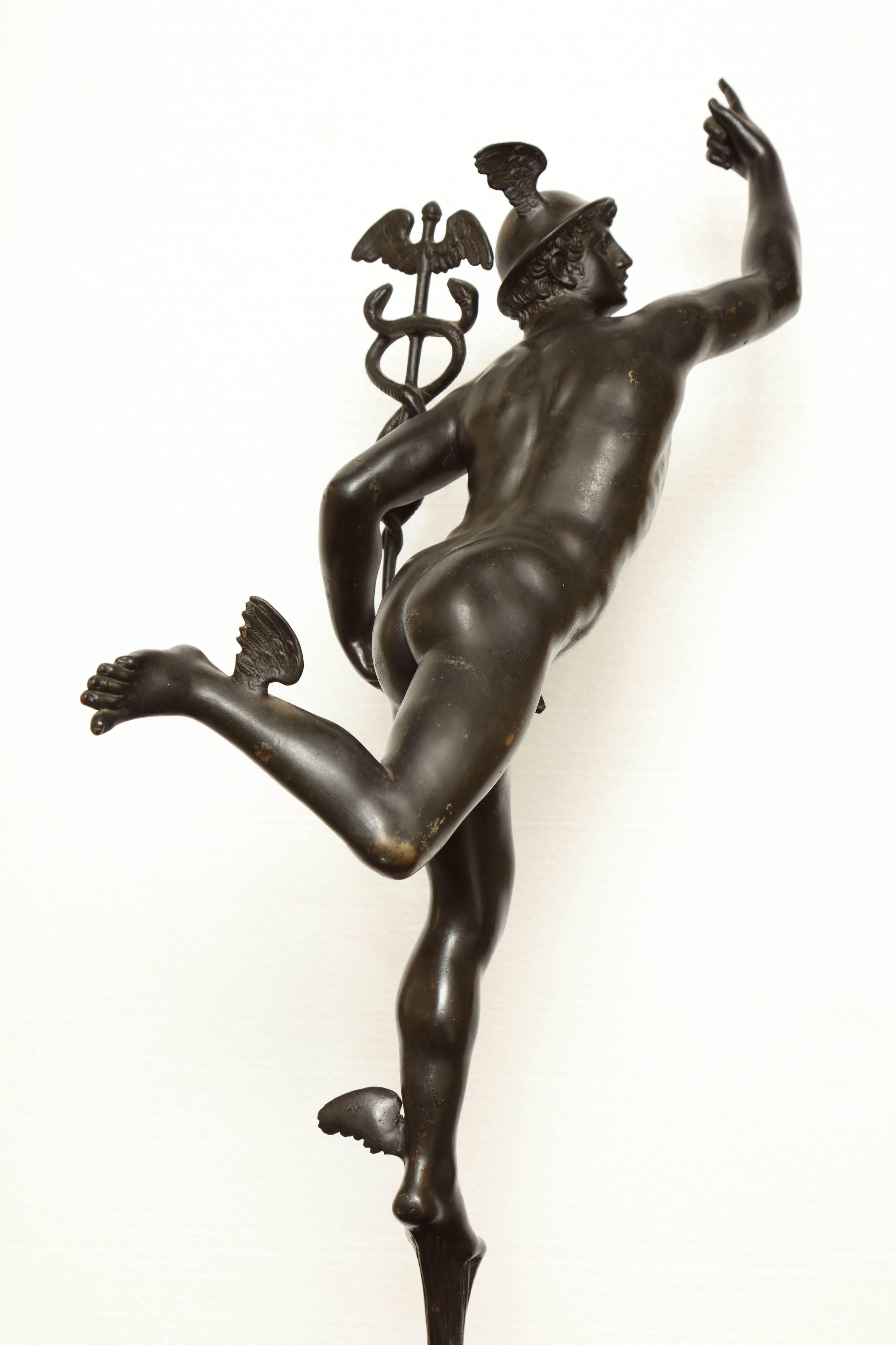 Early 19th Century Bronze Figure of Mercury For Sale 2