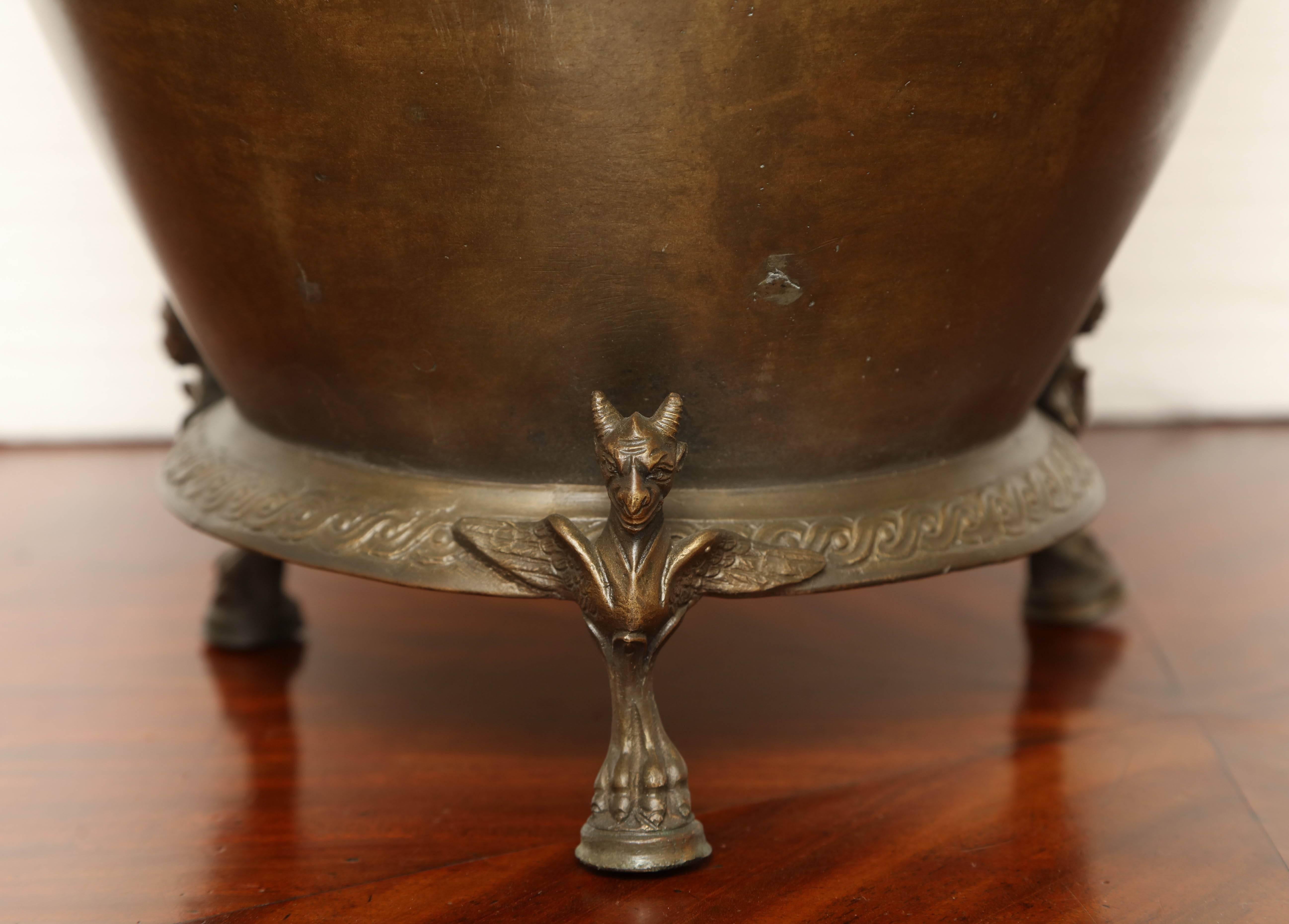 Bronze Late 19th Century Italian Neoclassical Bucket For Sale