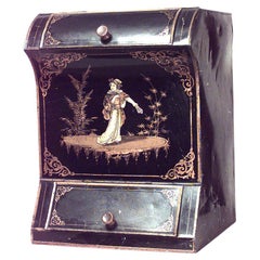 English Victorian Tole Spice Canisters