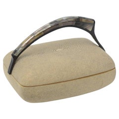 R & Y Augousti Shagreen Covered and Mother-of-Pearl Covered Box