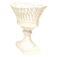 English Victorian White Porcelain Centerpiece