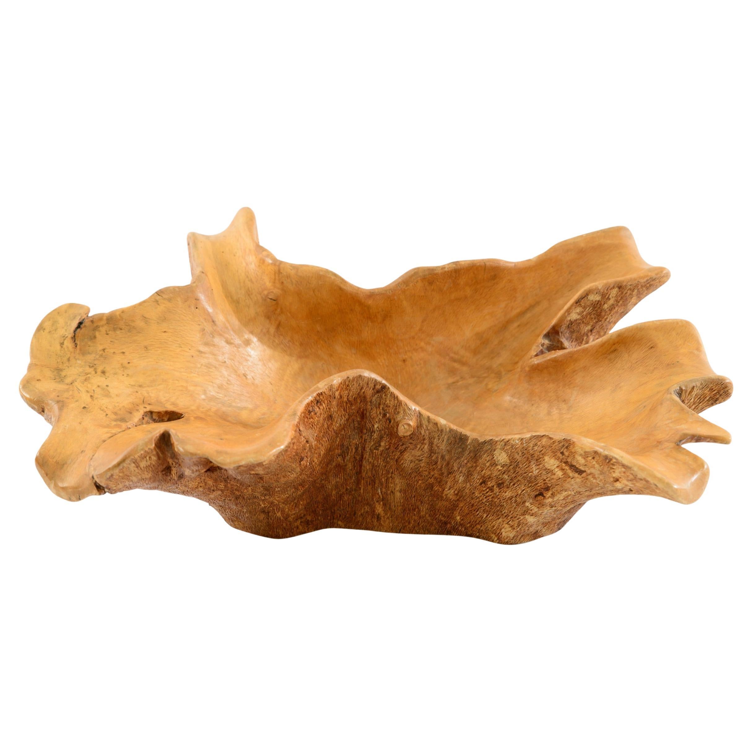 Natural Tree Trunk Decorative Bowl For Sale