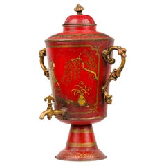 Samovar Chinoiserie Estilo Regencia Inglés